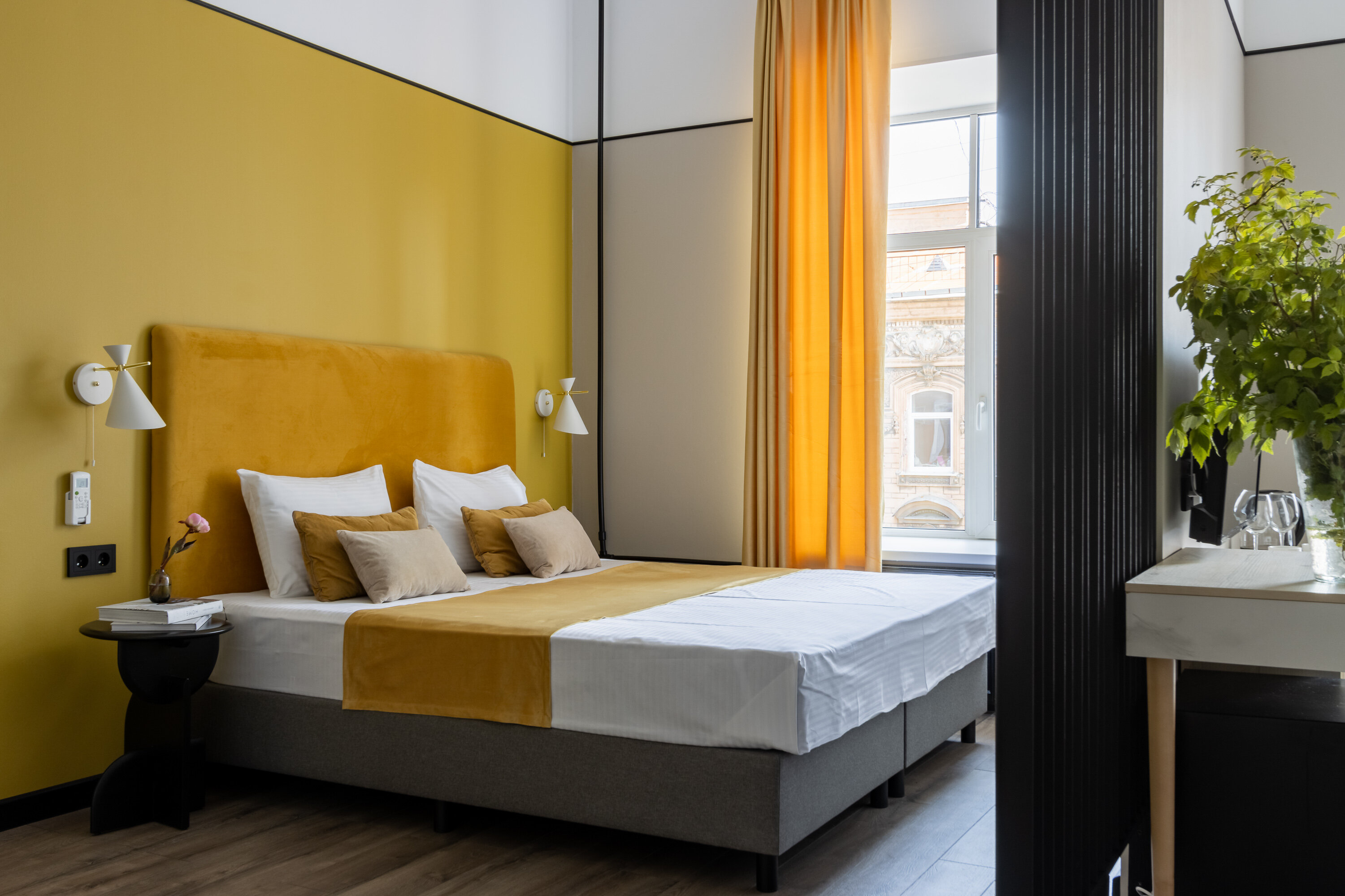 Апартаменты с 2 спальнями и кухней