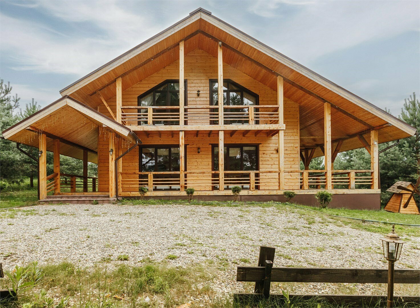 Коттедж с видом на озеро