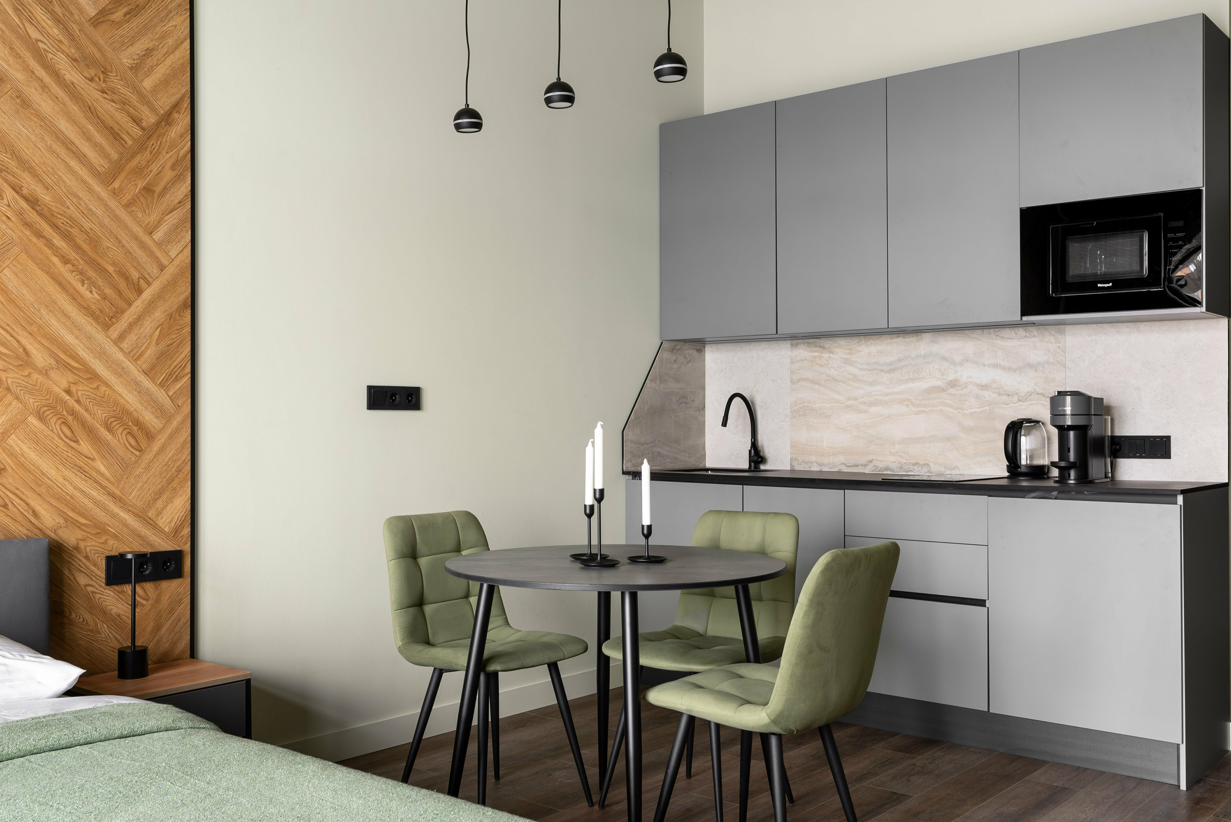 Студия Oliva с видом на реку