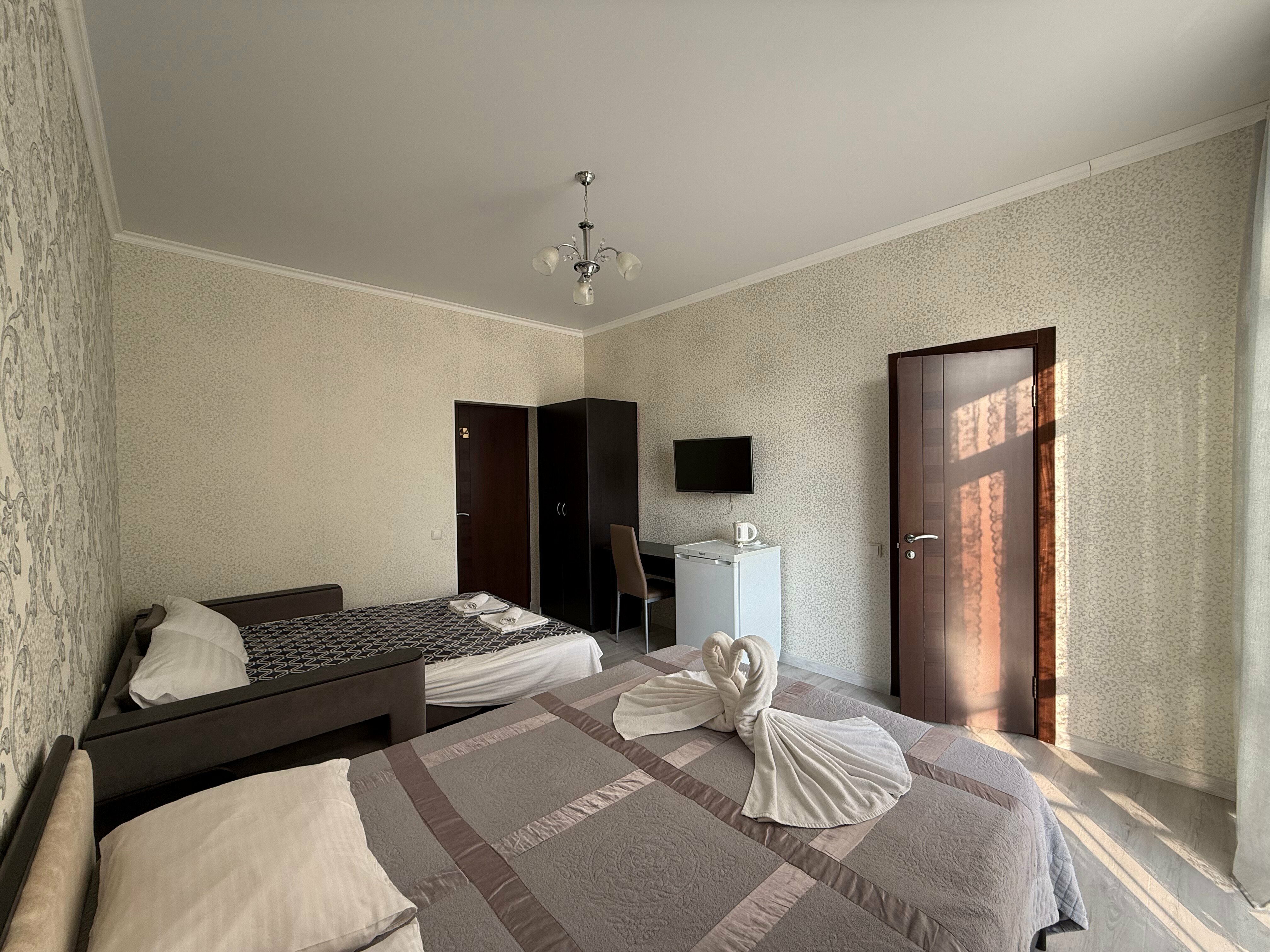 Двухместный номер с 1 кроватью и балконом