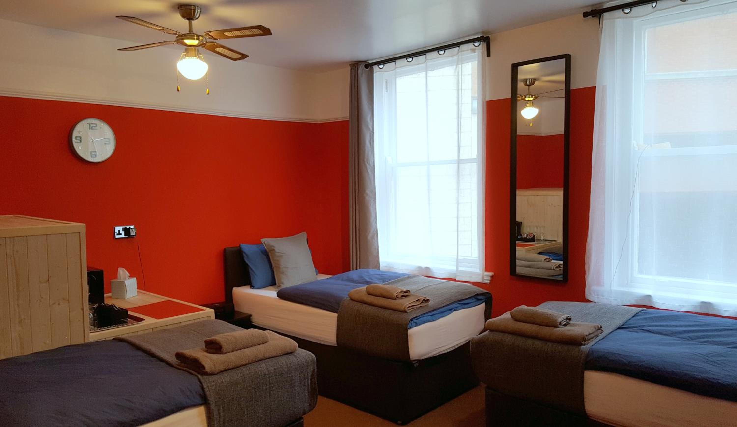 Family Room with a Detached Private Bathroom