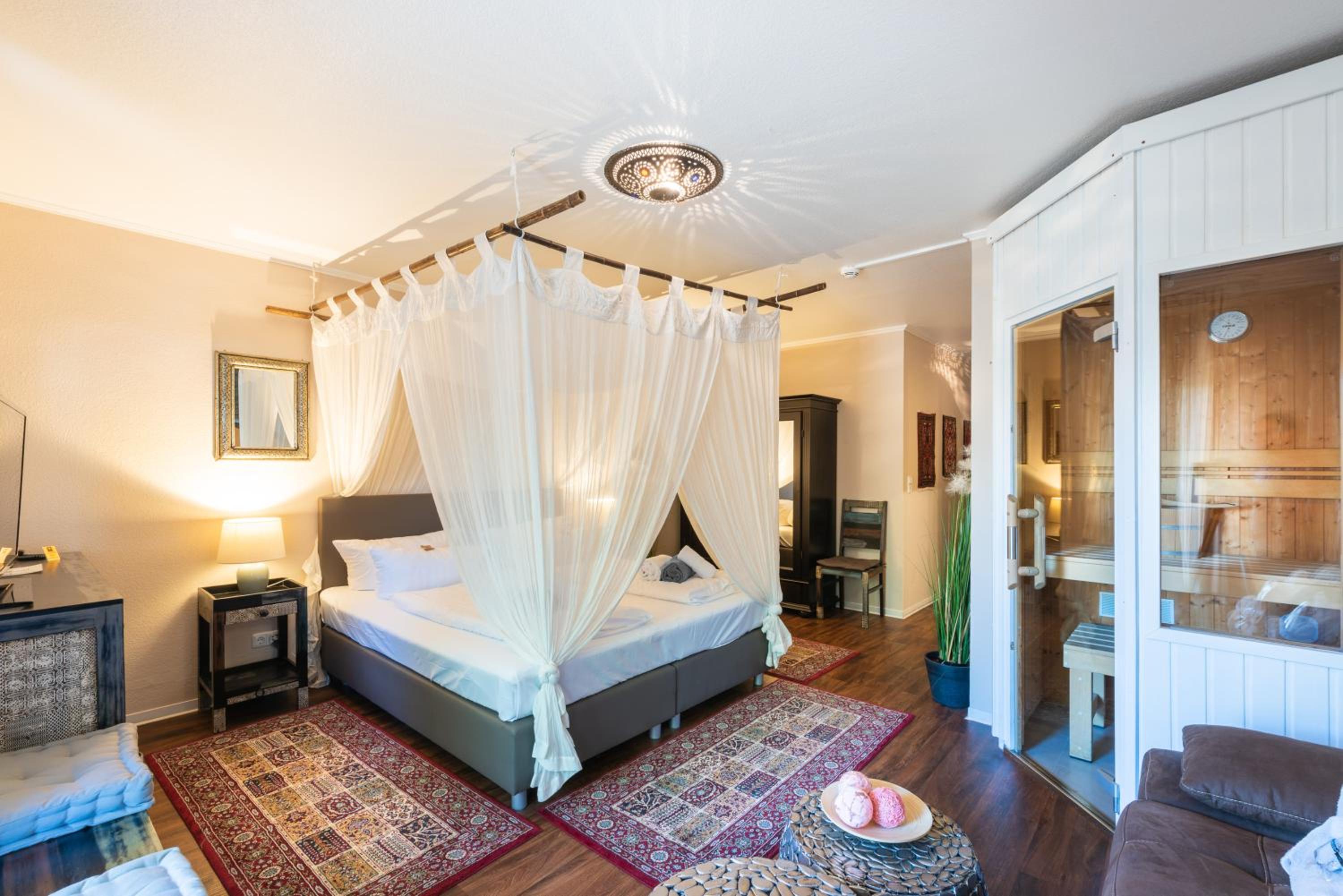 Double Room with Balcony and Sauna