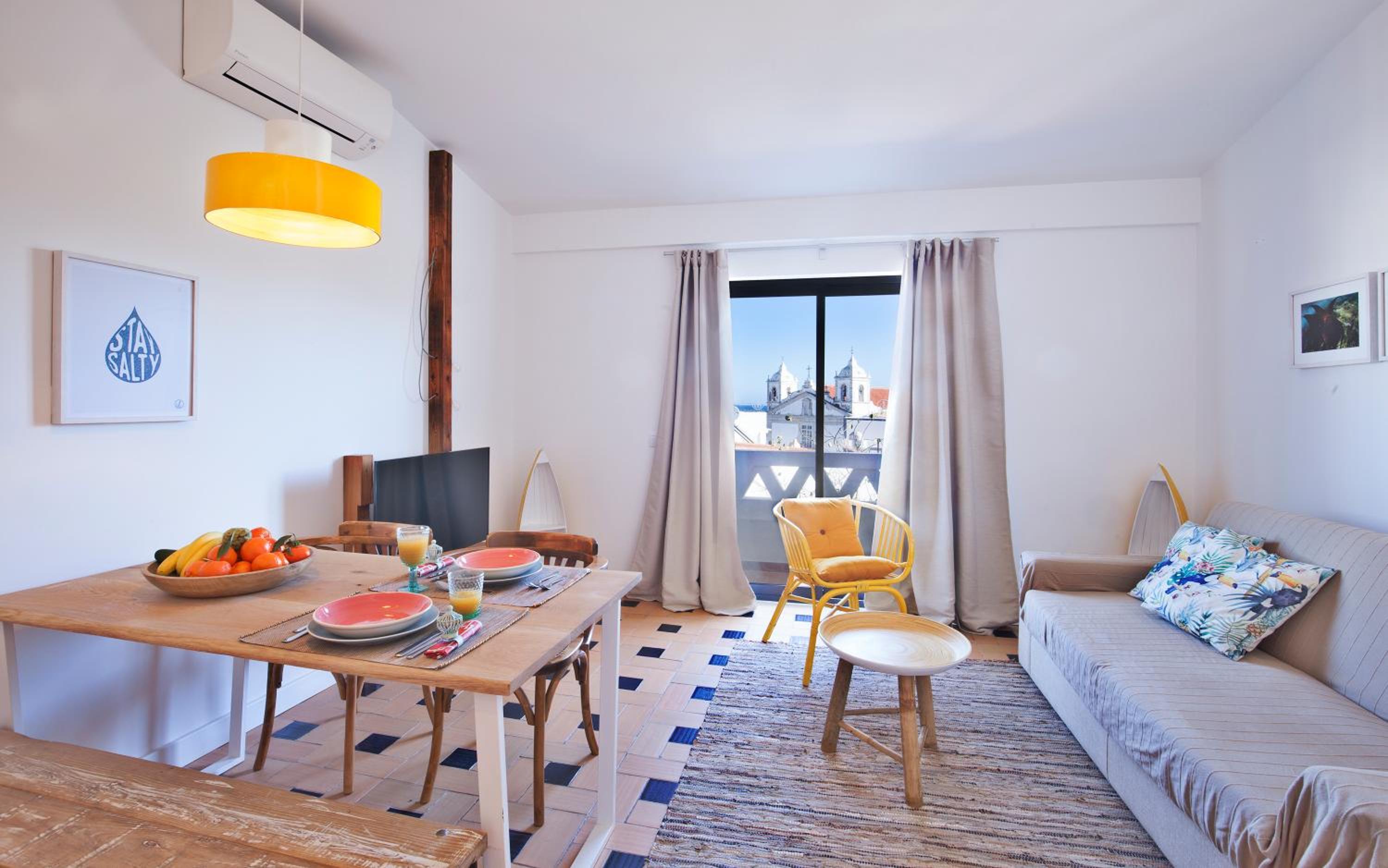 One-Bedroom Apartment with Street View