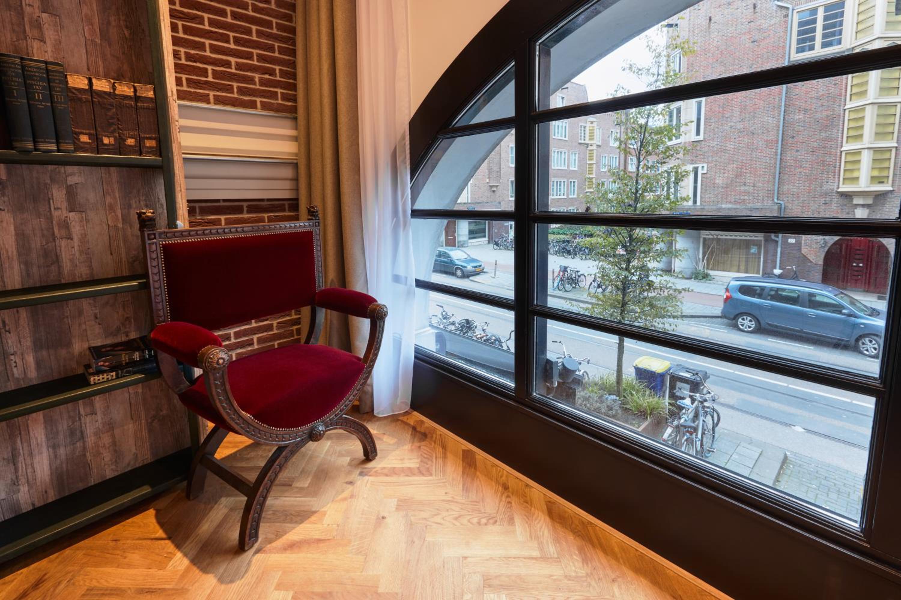 Secret Bookcase Whitey the White (shared bathroom)