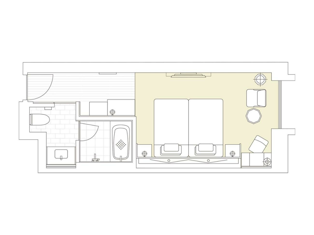 Superior Hollywood Twin Room