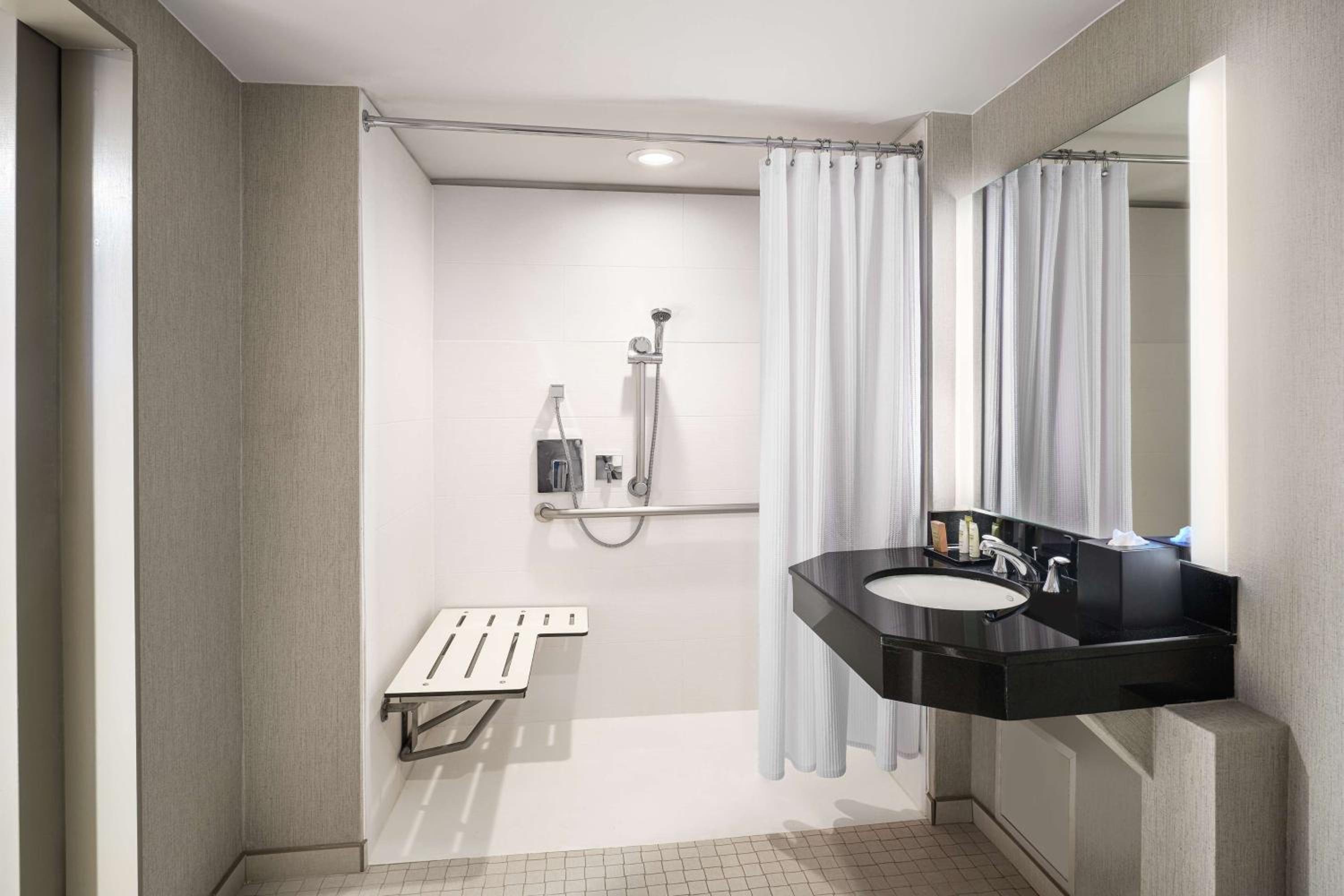King Room with Roll-In Shower - Mobility/Hearing Accessible