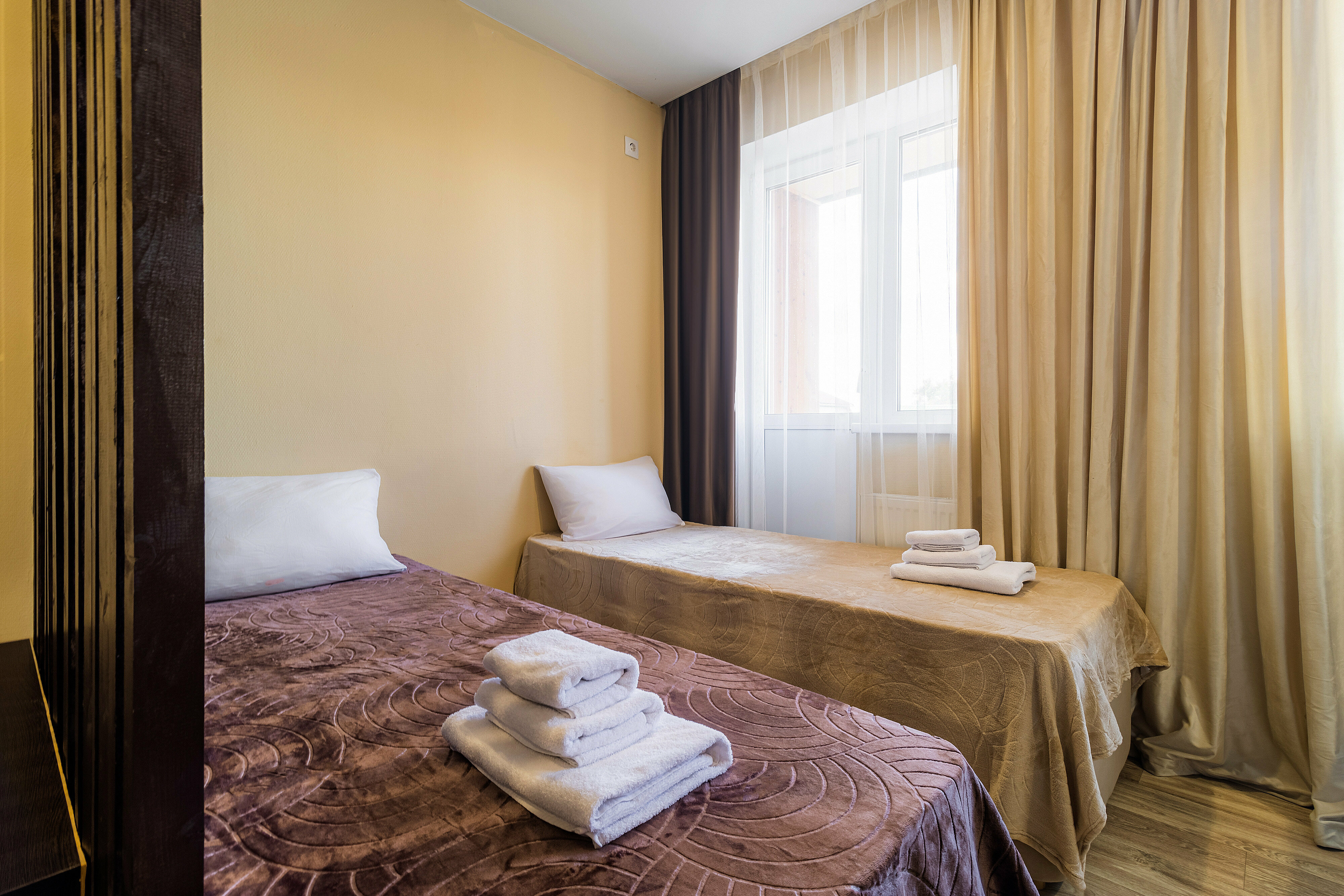 Стандартный двухместный номер с 1 кроватью или 2 отдельными кроватями и балконом