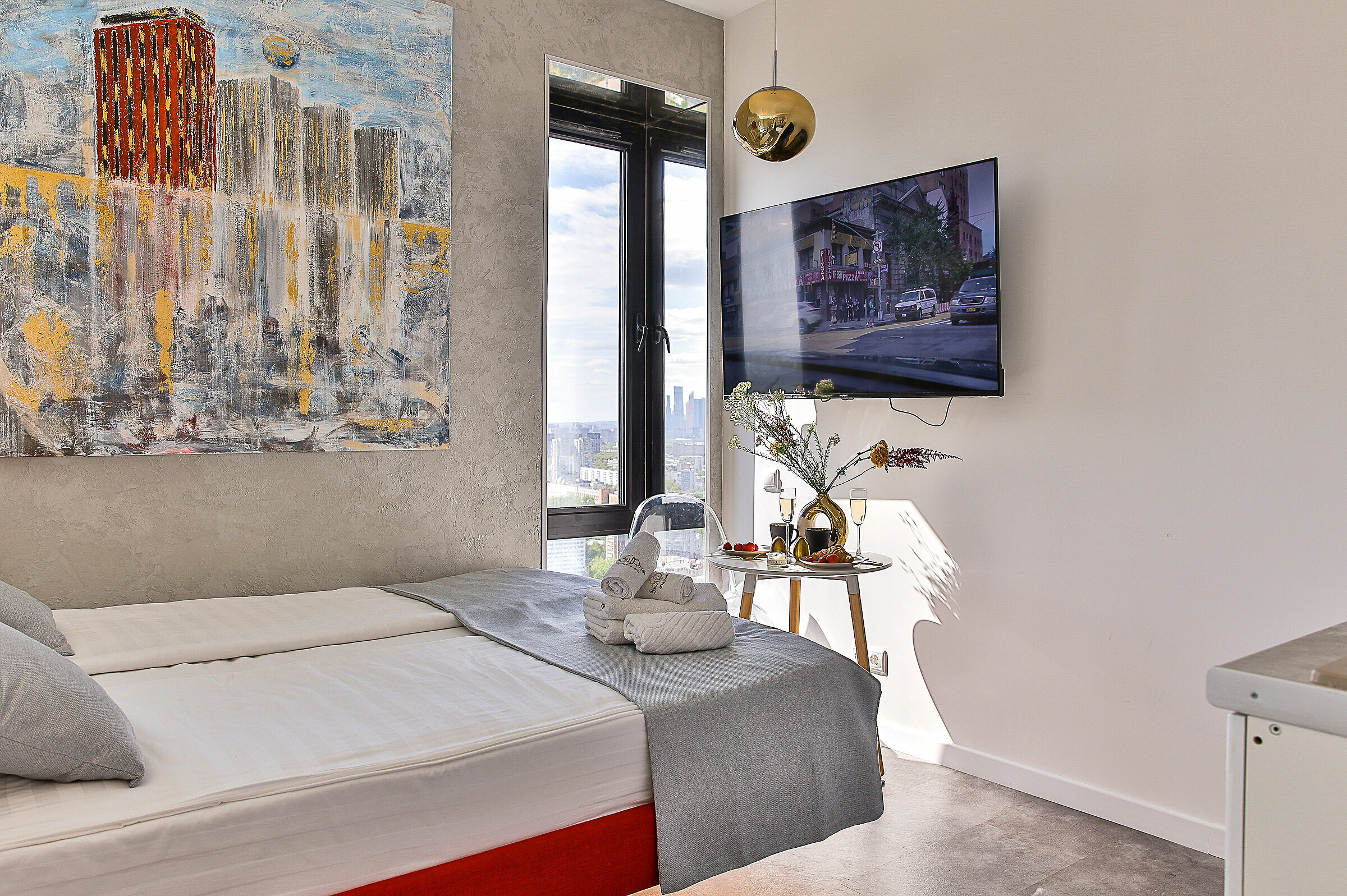 Люкс с кроватью размера "queen-size" и гидромассажной ванной