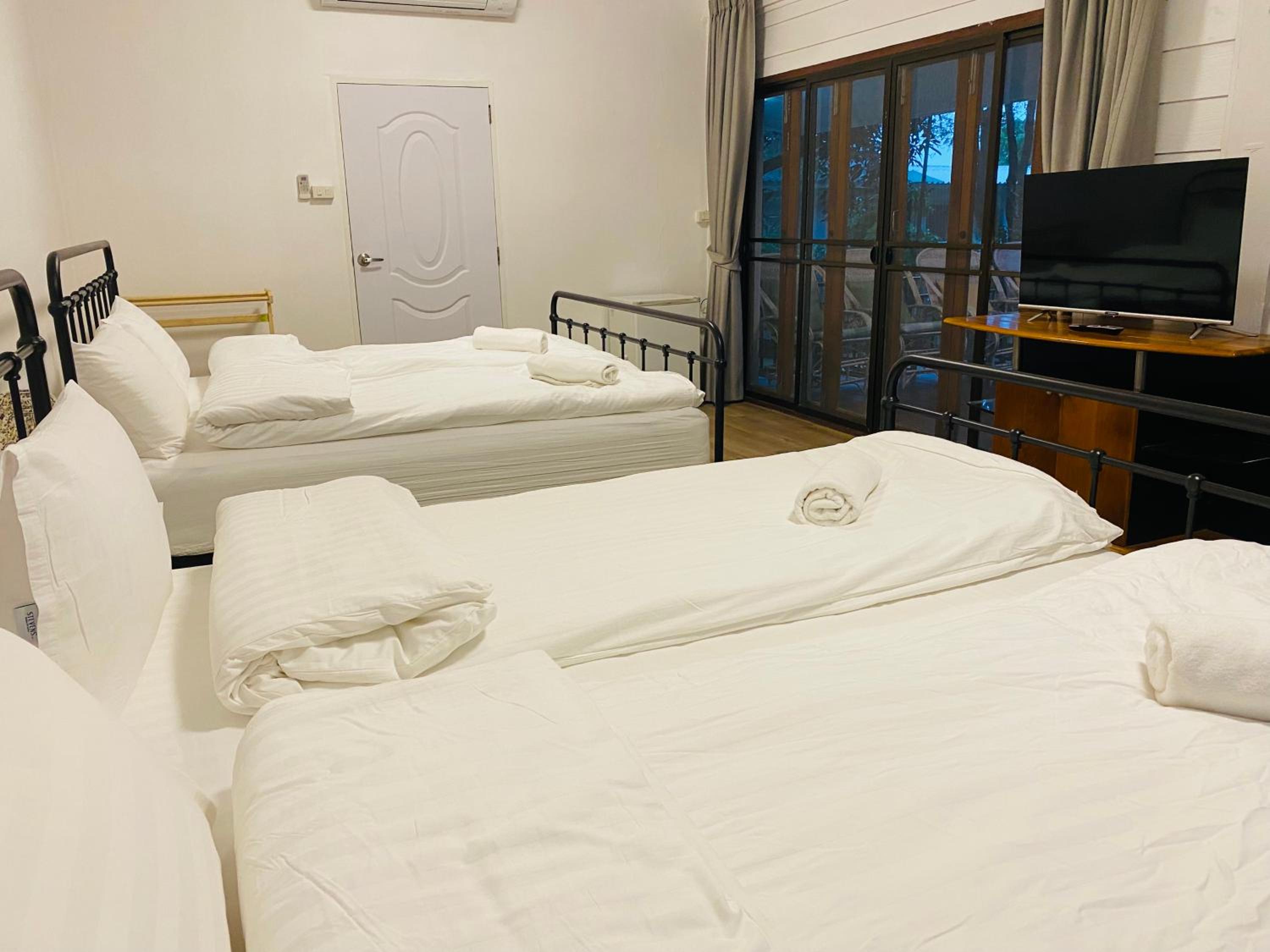 Three-Bedroom Villa with Garden View