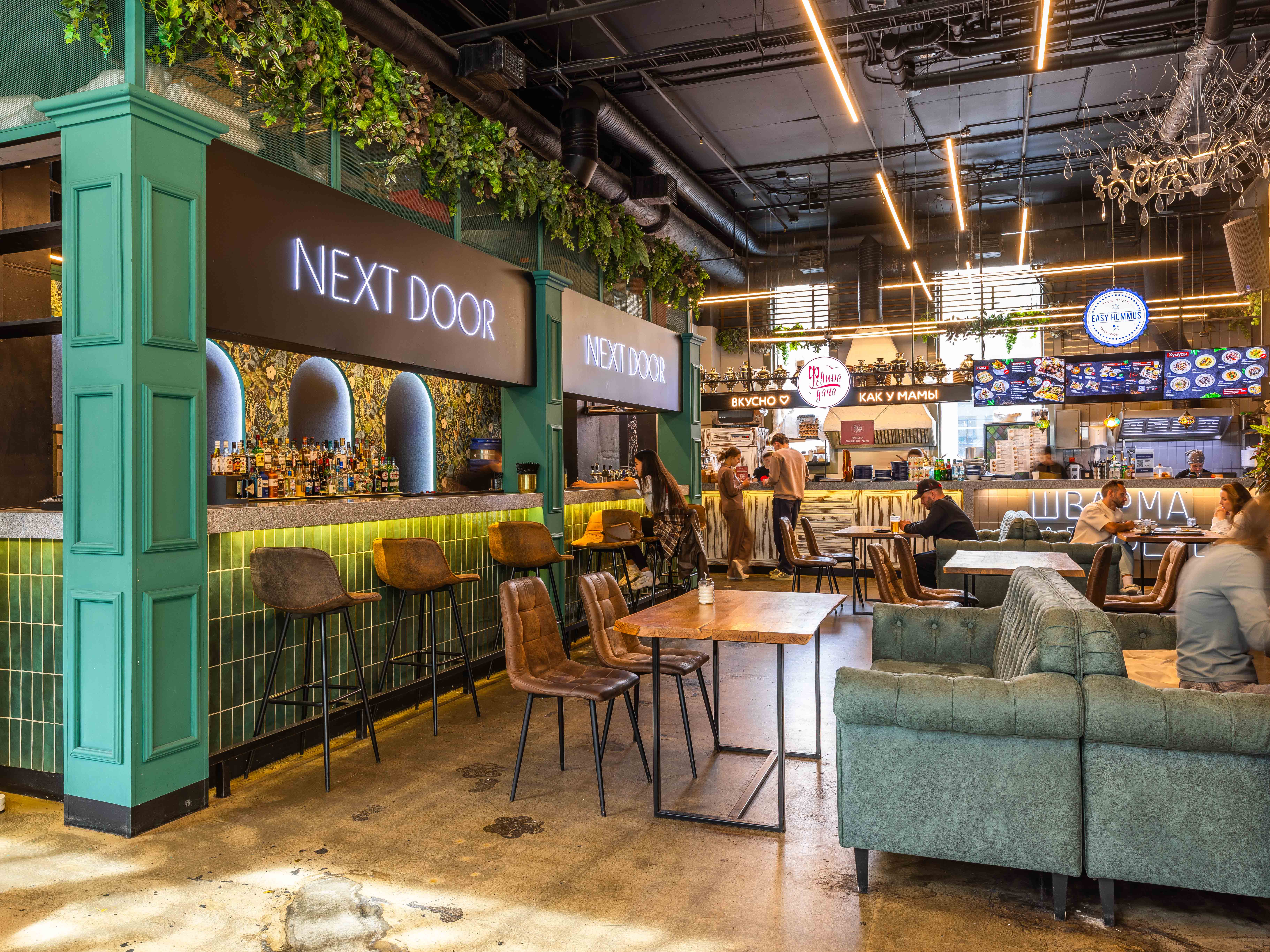 Студия с видом в тихий дворик