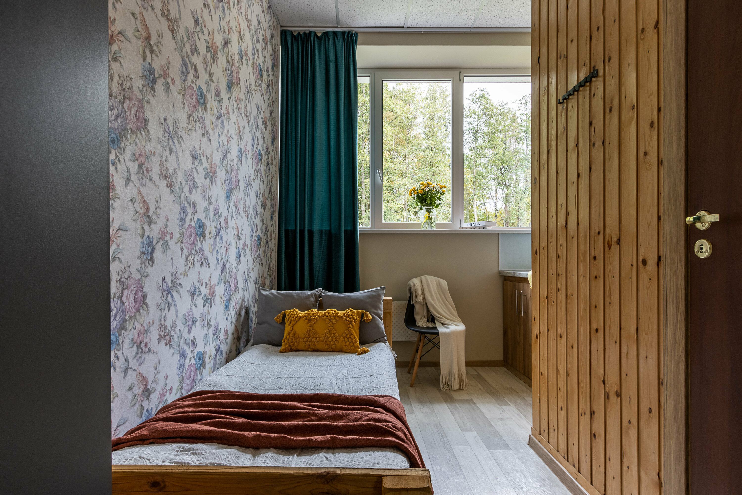 Одноместный номер с общим душем и туалетом