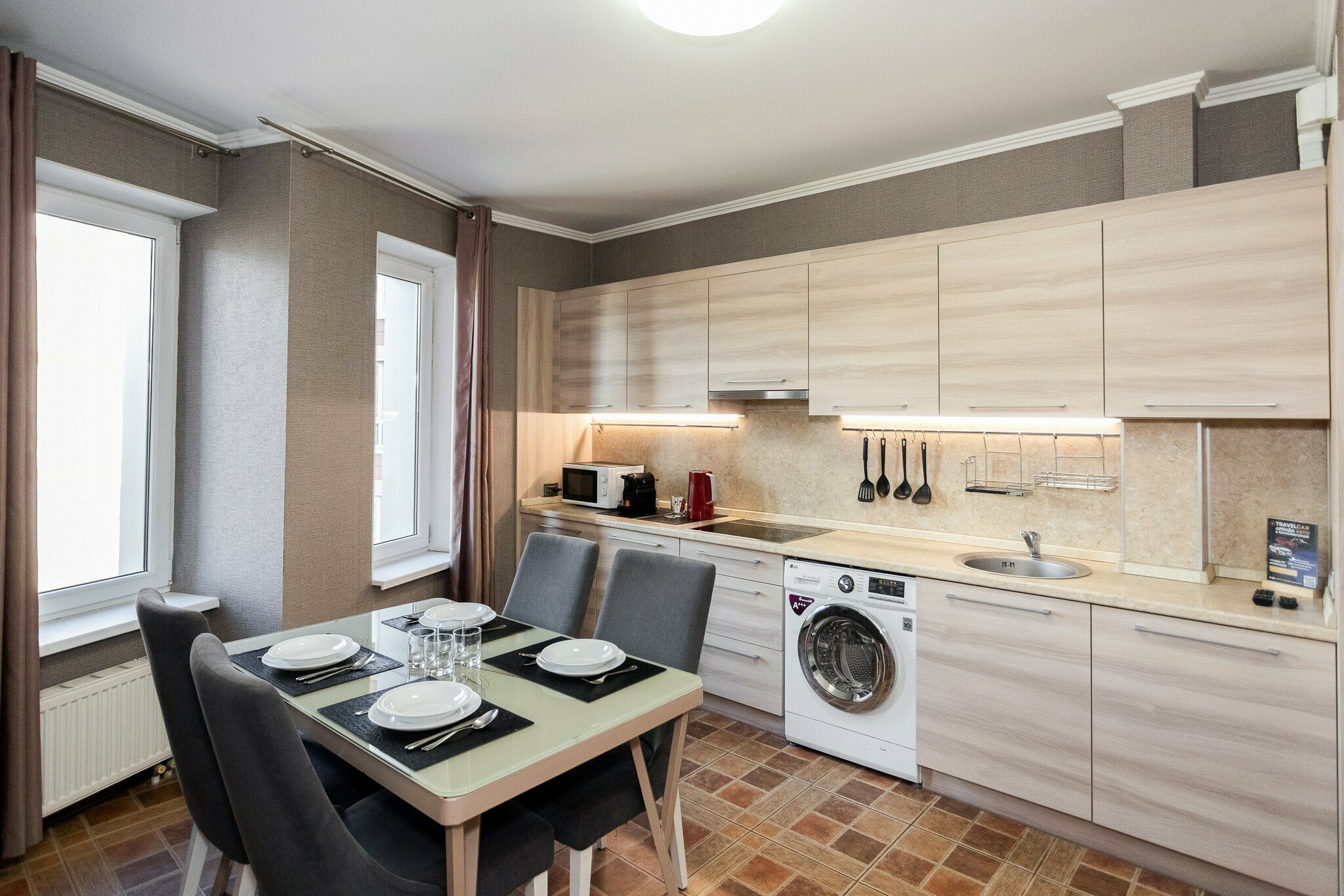 Апартаменты 1к №46, 4 этаж из 21, 60 м2