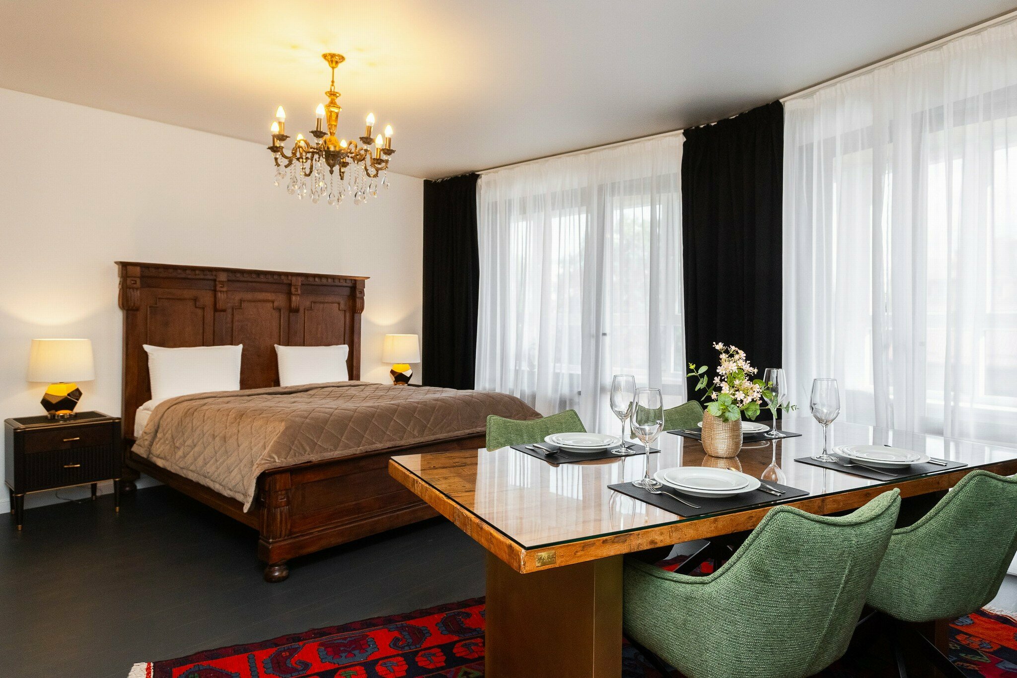 Апартаменты 1к №13, 4 этаж из 7, 70 м2