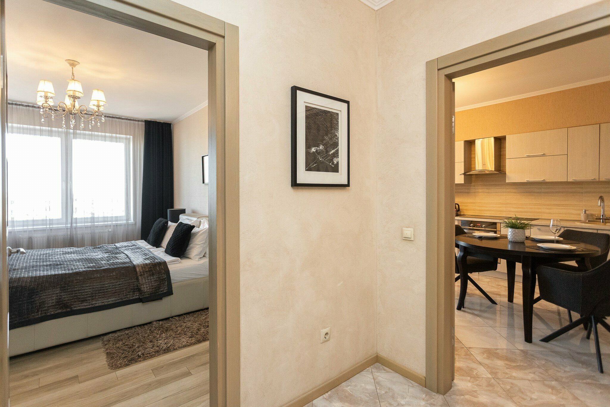 Апартаменты 1к №104, 15 этаж из 21, 57 м2