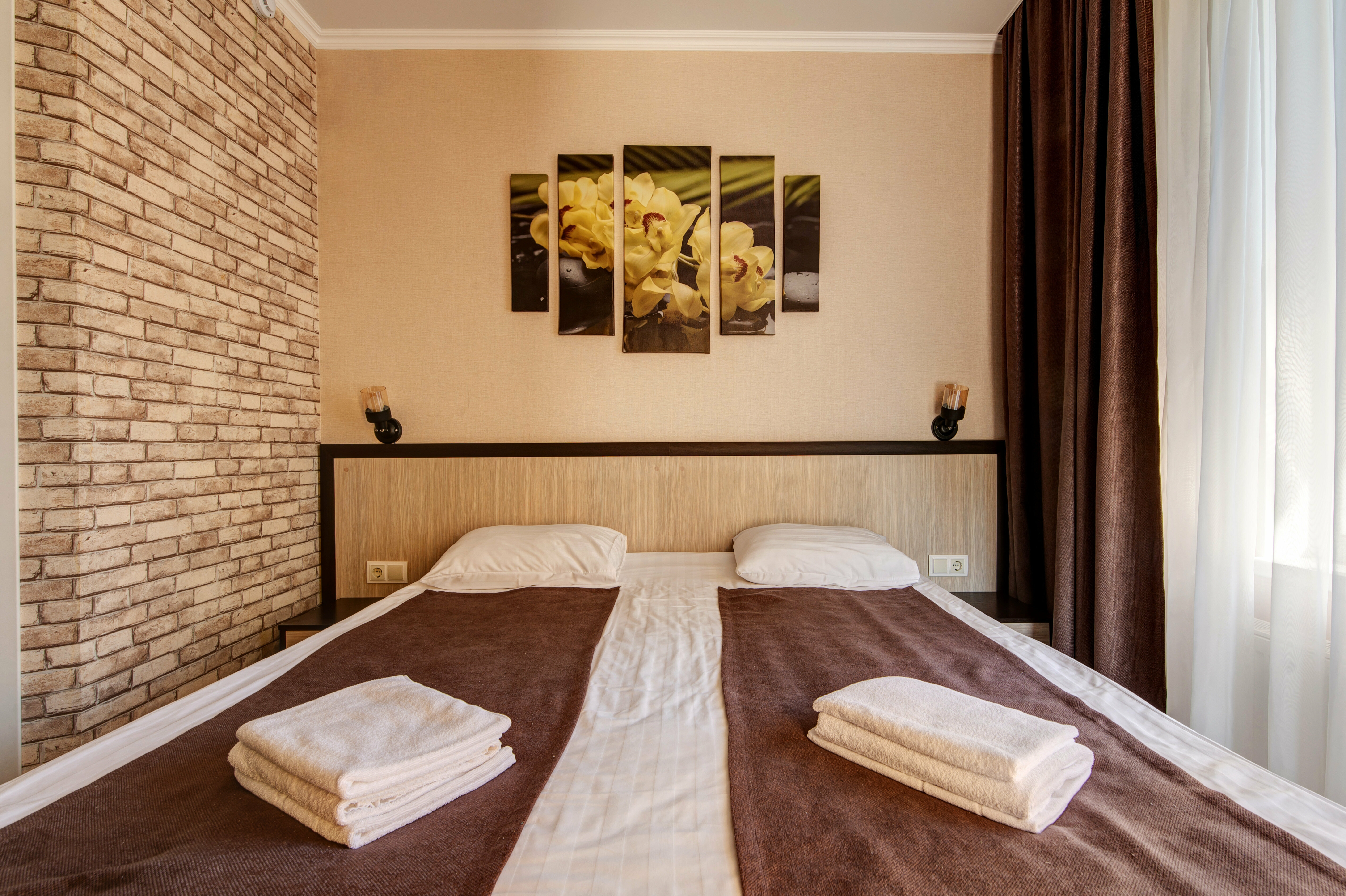 Двухместный номер с 1 кроватью или 2 отдельными кроватями и балконом