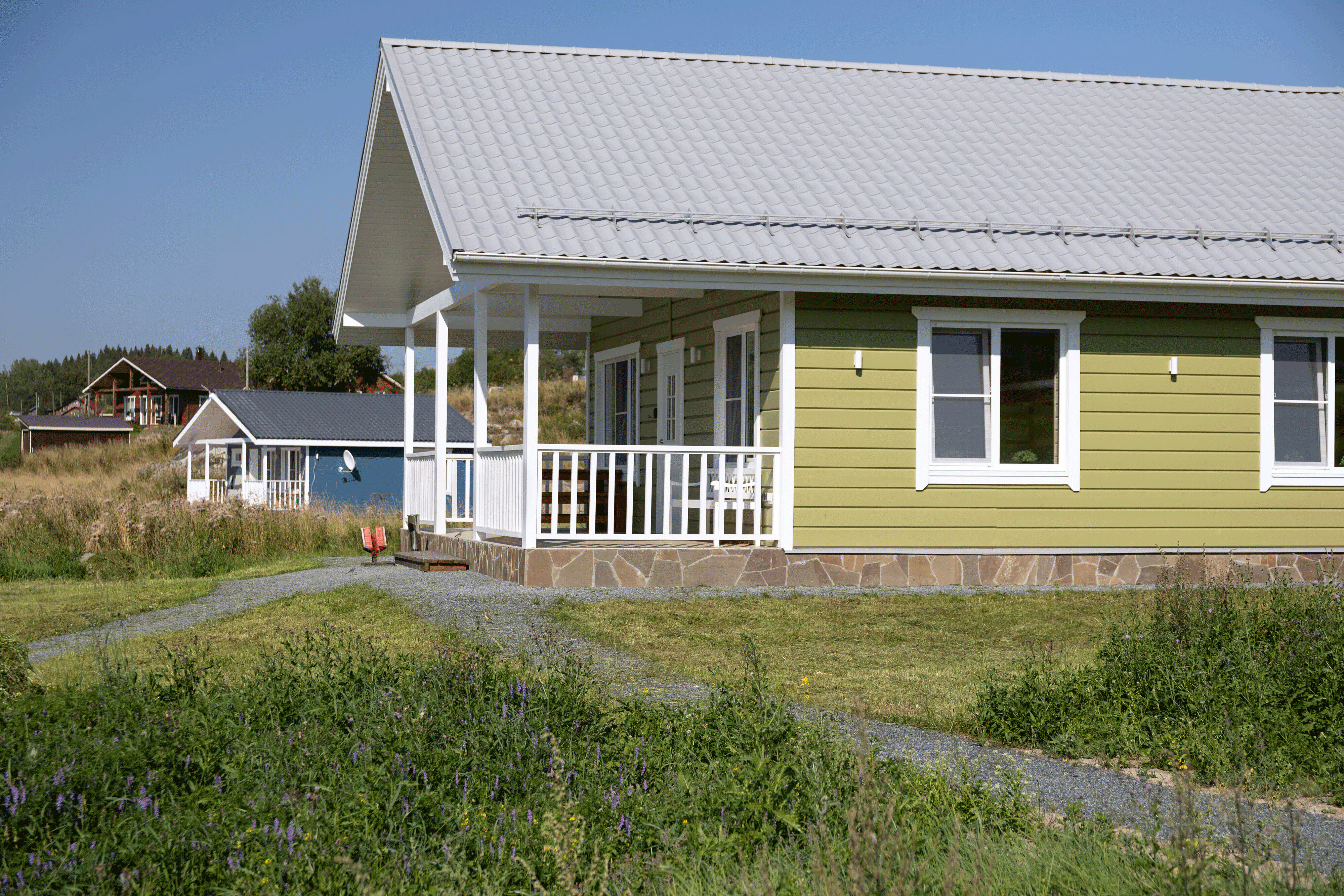 Оливковый дом  с  сауной 90м2