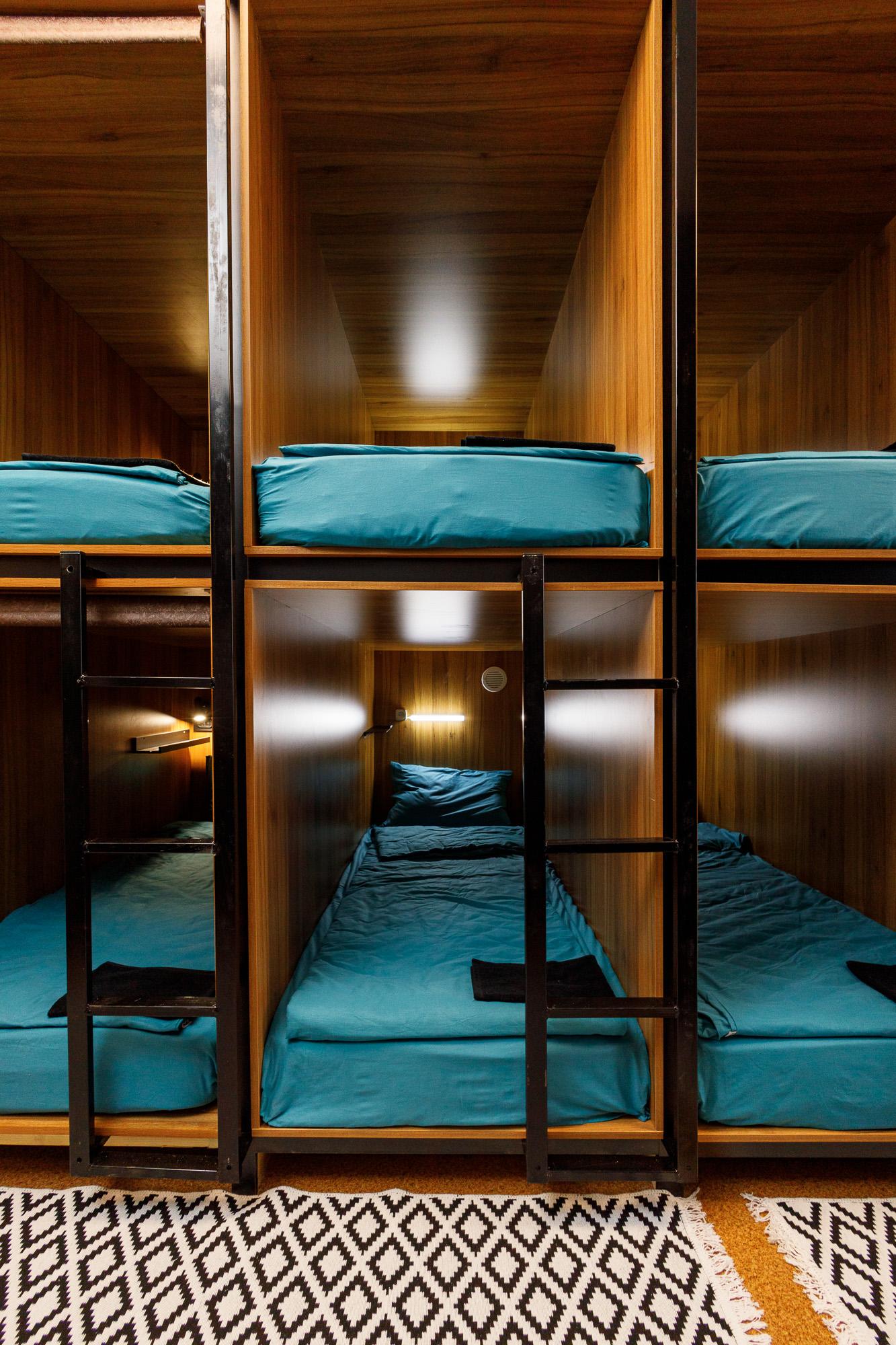 Капсула в 10-местном женском номере Костромская Ладья