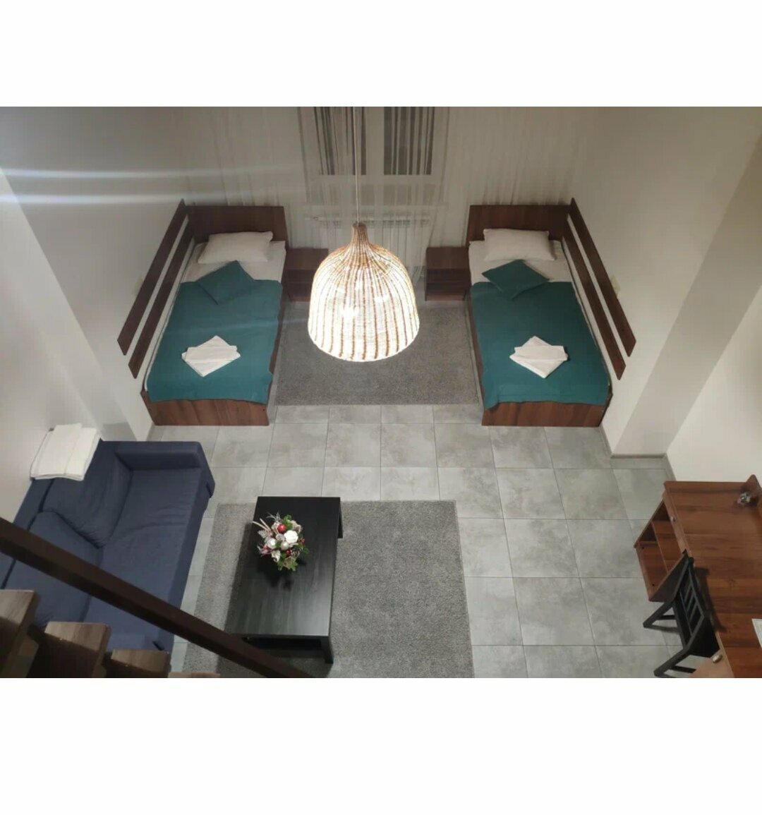 Двухуровневый четырехместный номер