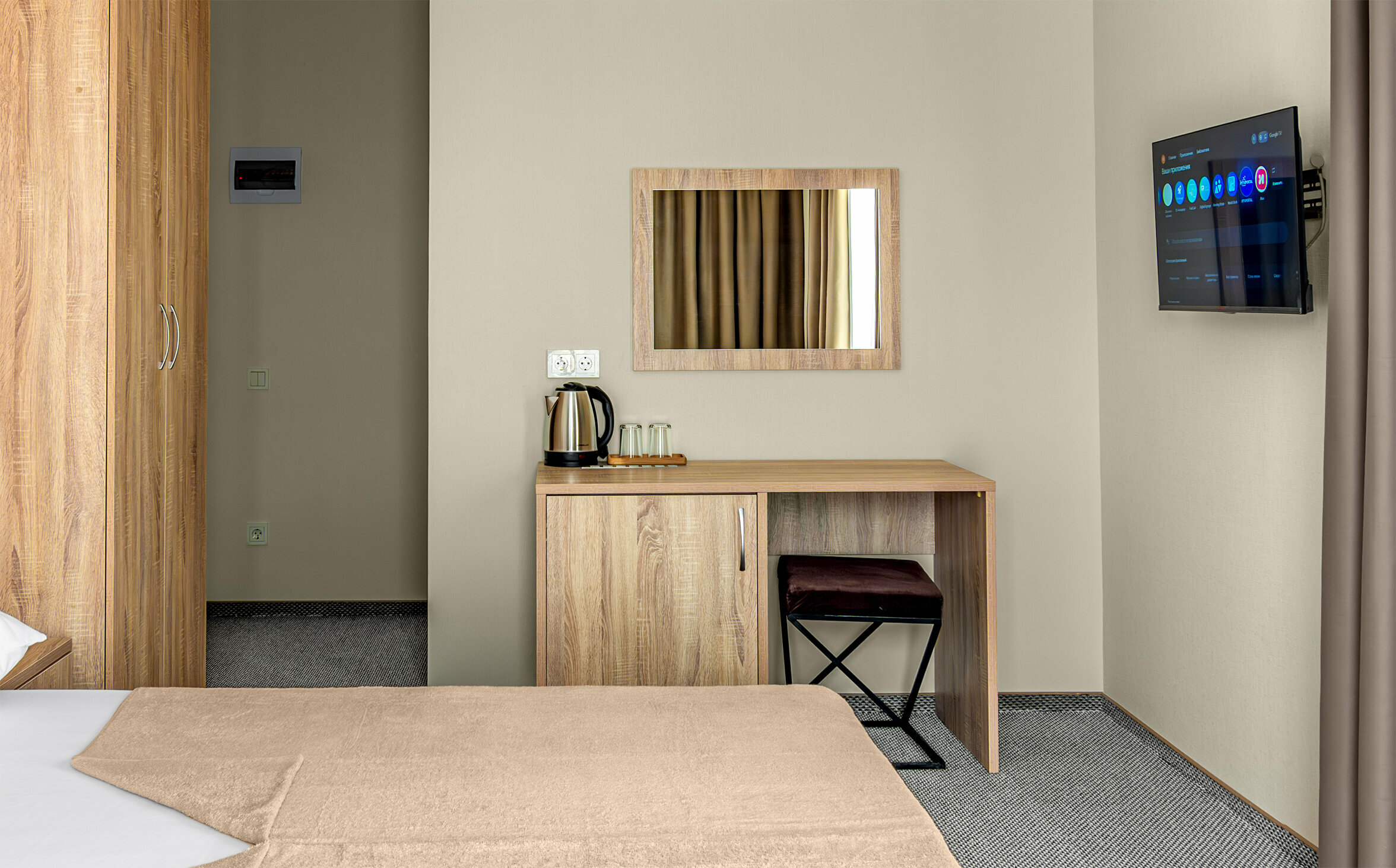 Улучшенный номер с кроватью размера «queen-size»