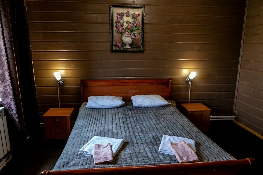 Двухместный номер с 1 кроватью и собственной ванной комнатой