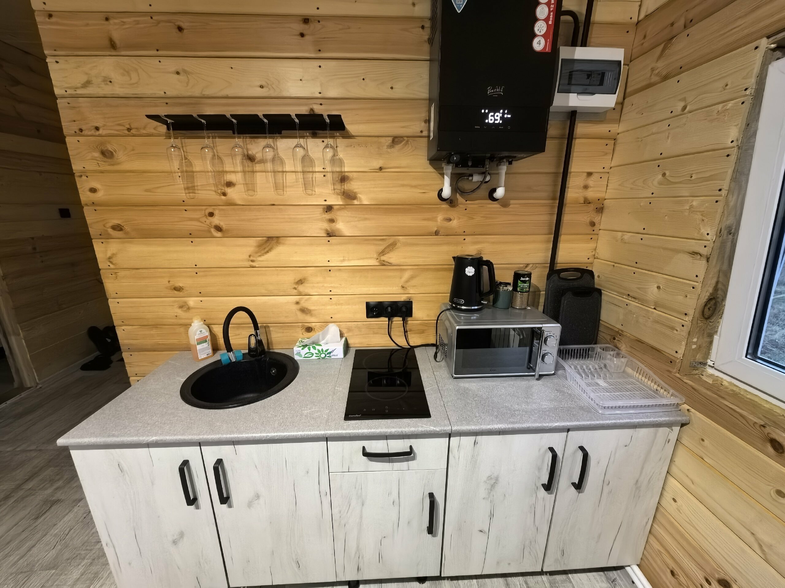 Большой дом с баней и чаном