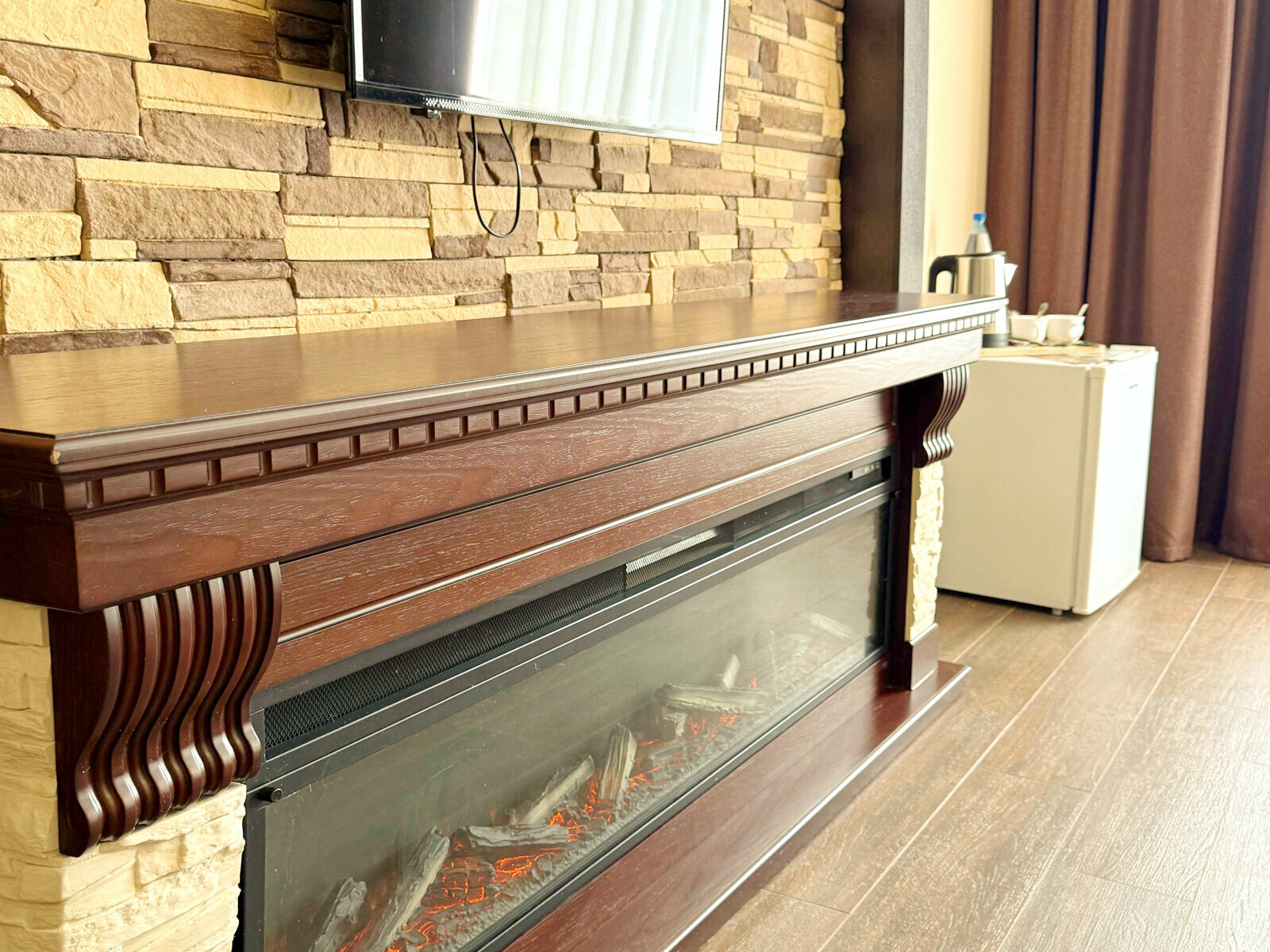 2х комнатный 4х местный номер с камином