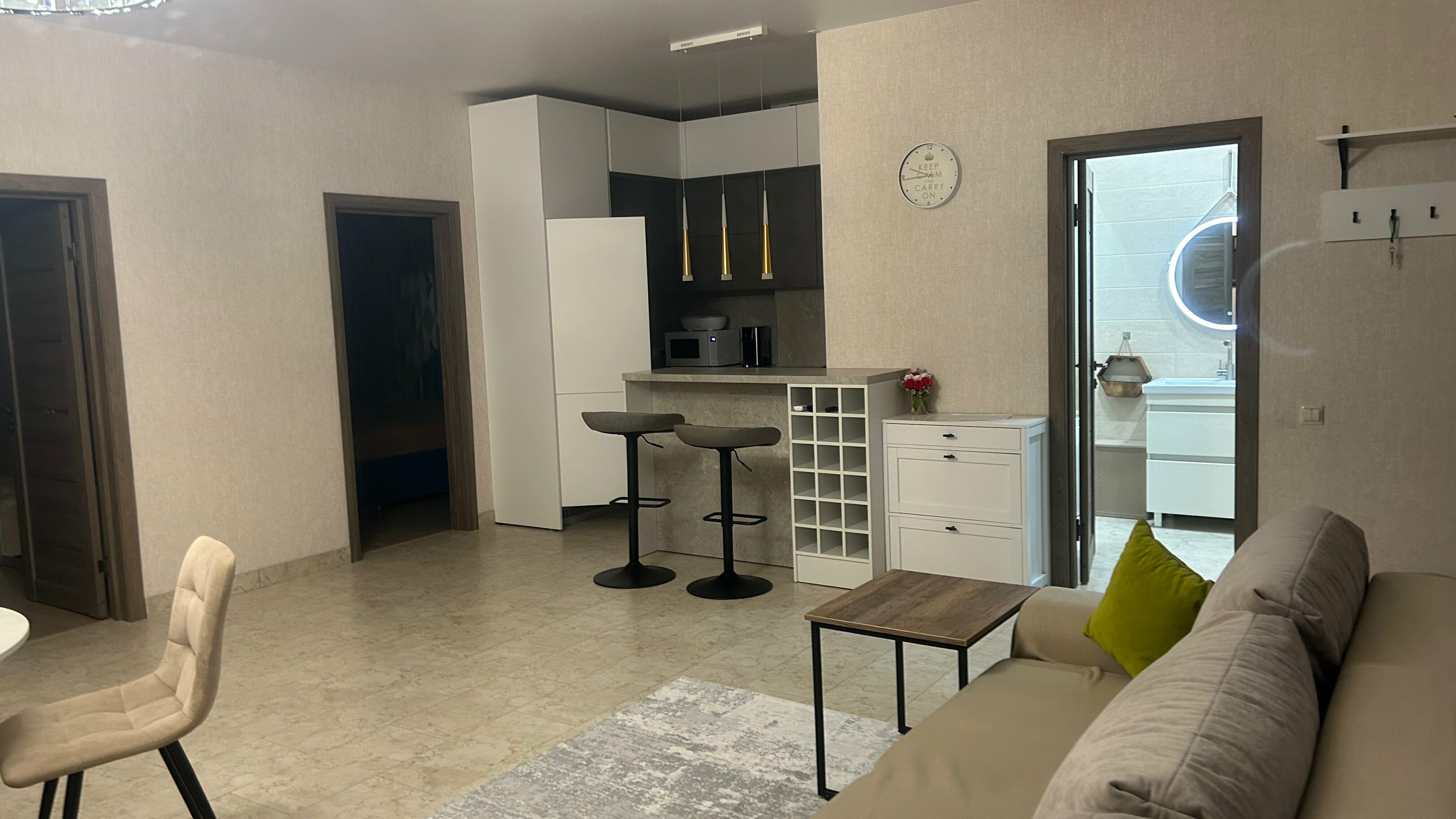 Стандартный двухместный номер с 2 отдельными кроватями, вид на море