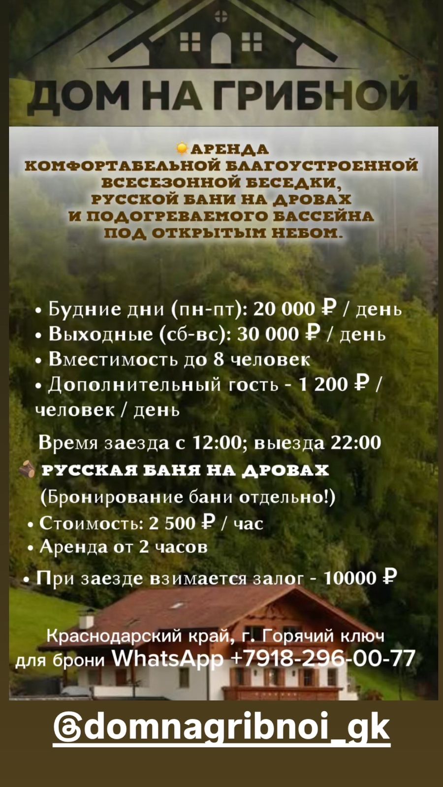 Дом с собственным бассейном