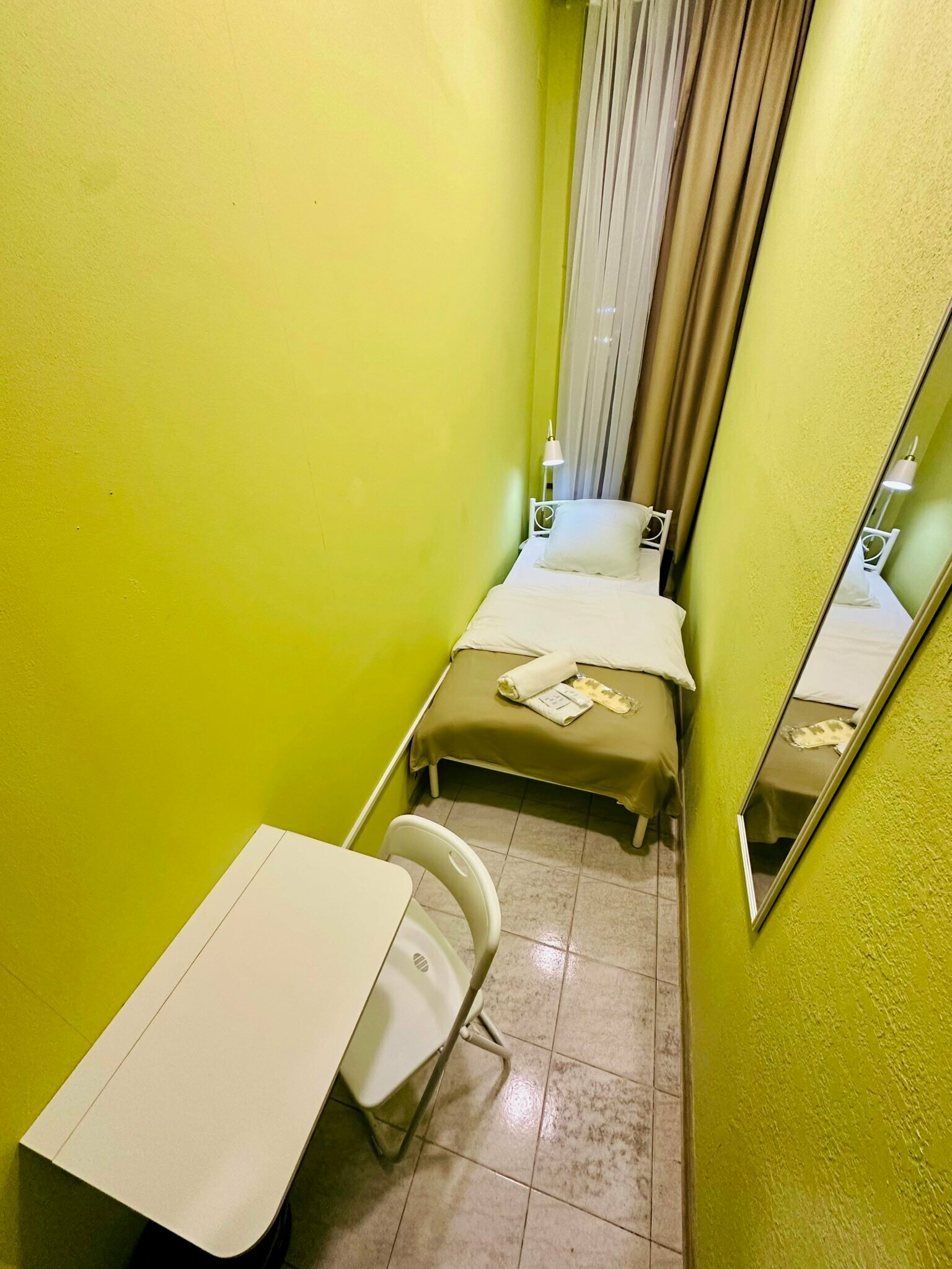 Одноместный номер с общим душем и туалетом