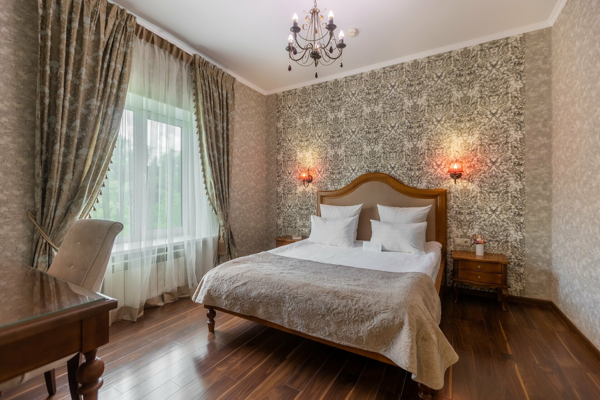 Двухместный номер с 1 кроватью и видом на парк