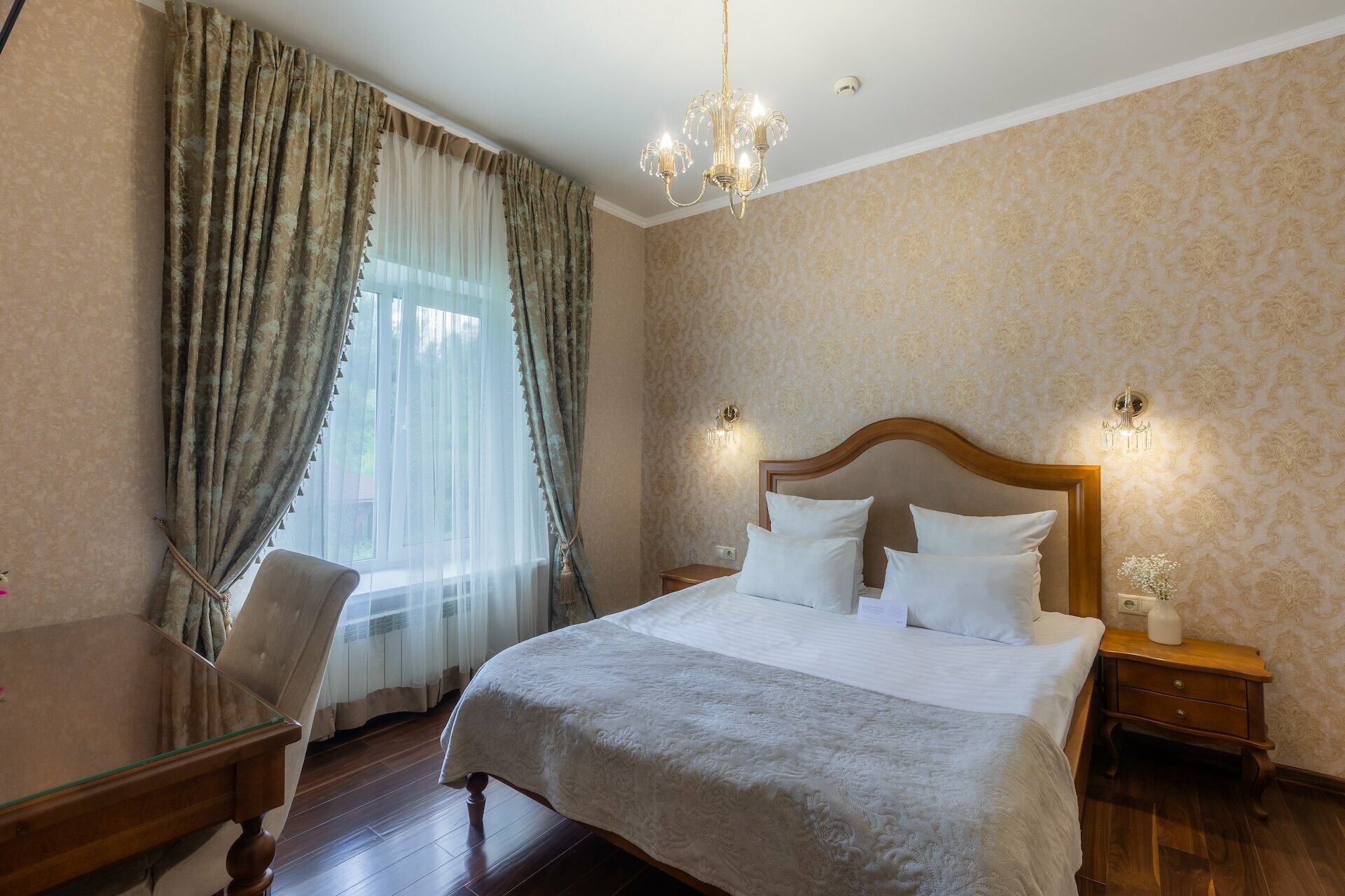 Двухместный номер с 1 кроватью и видом на сад