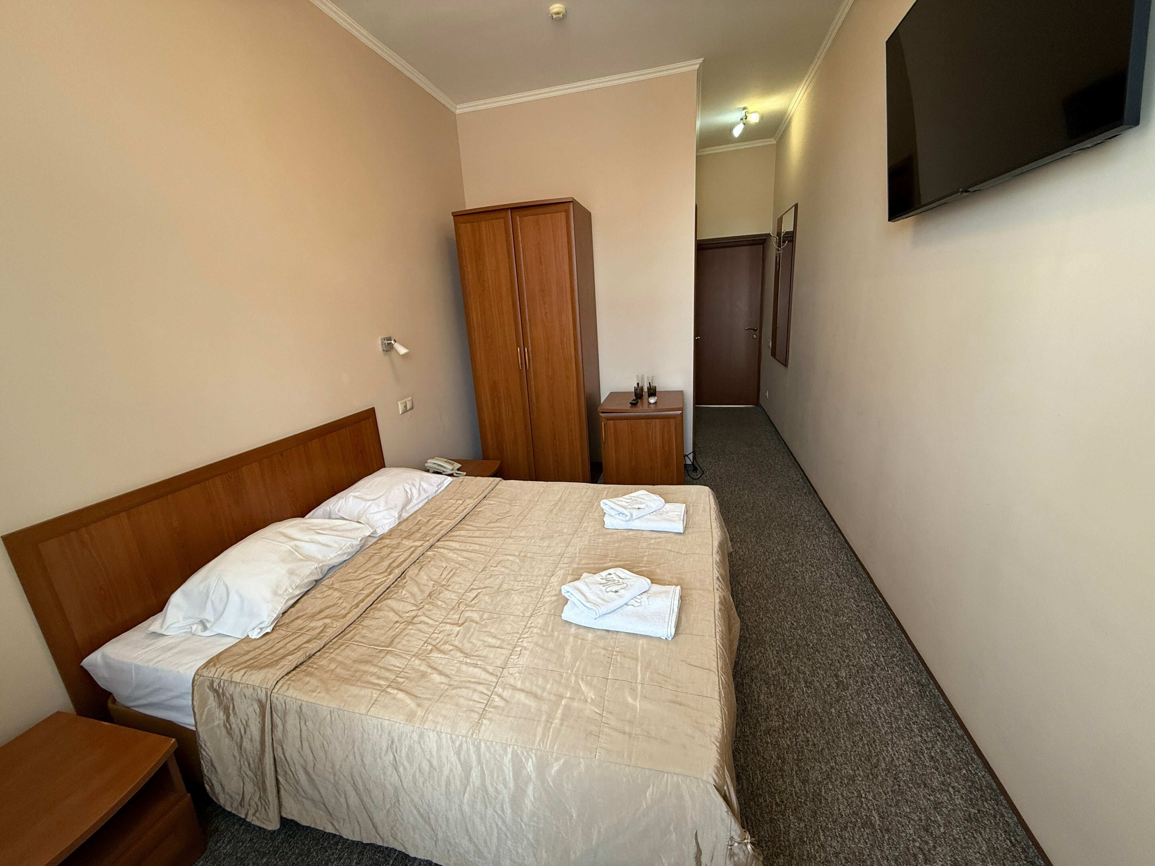 Двухместный "Стандарт" с одной кроватью, с балконом