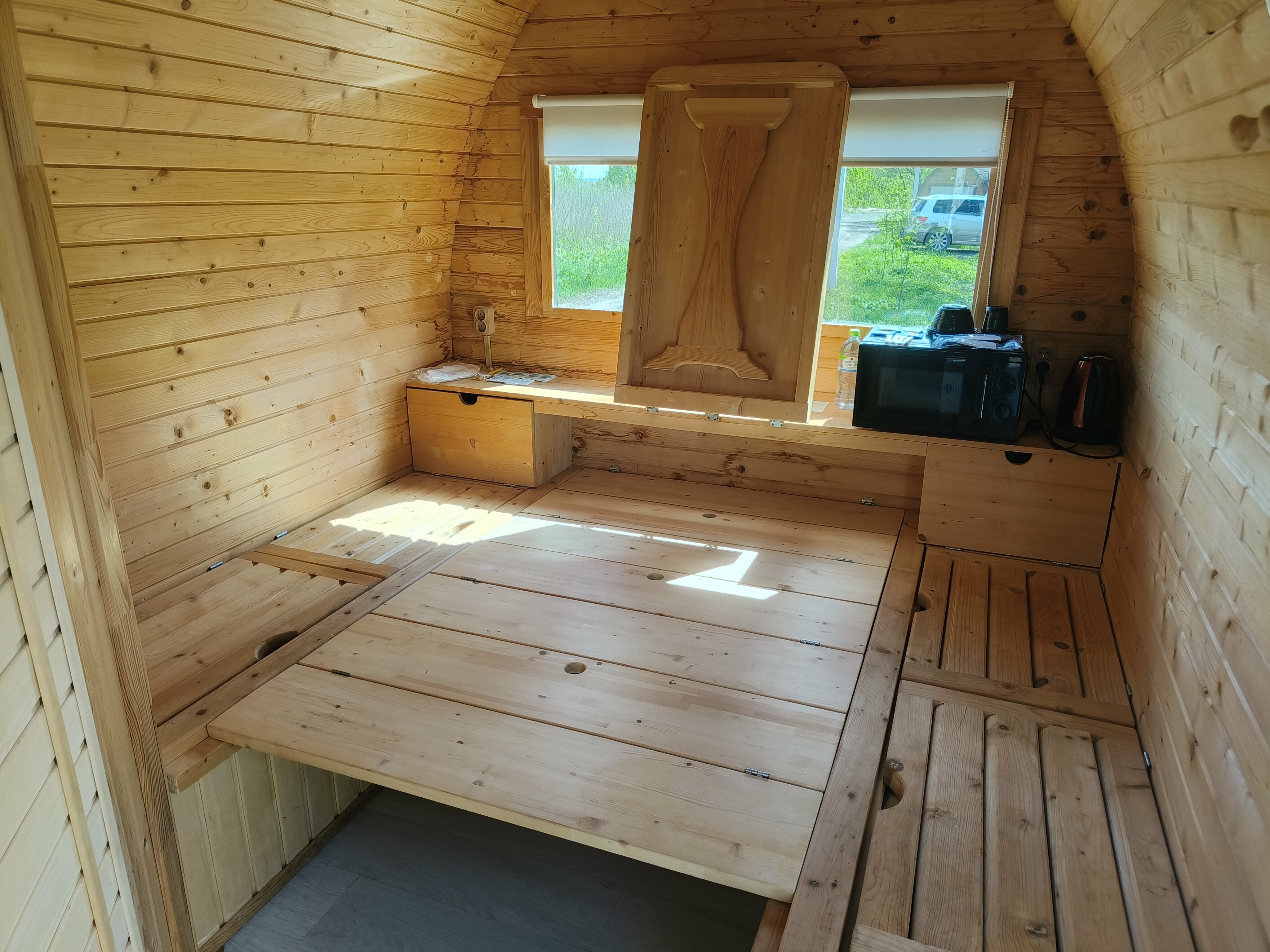 Бунгало с баней и чаном