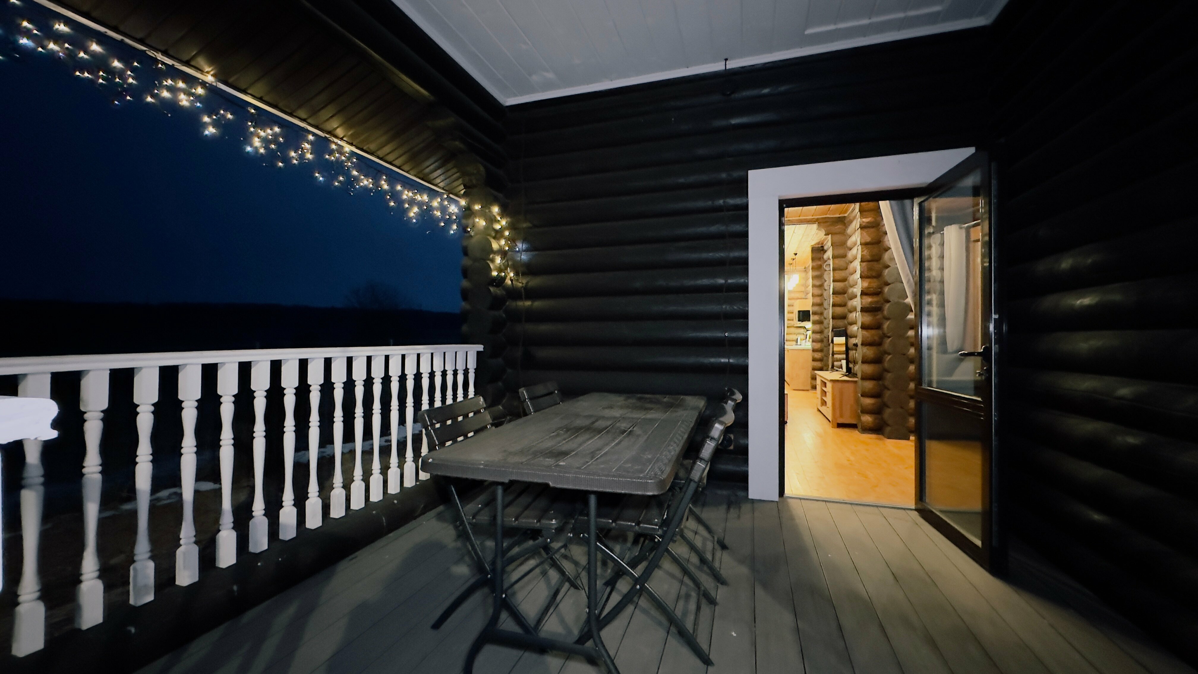 Дом из сруба №10 с террасой для 4-6 гостей