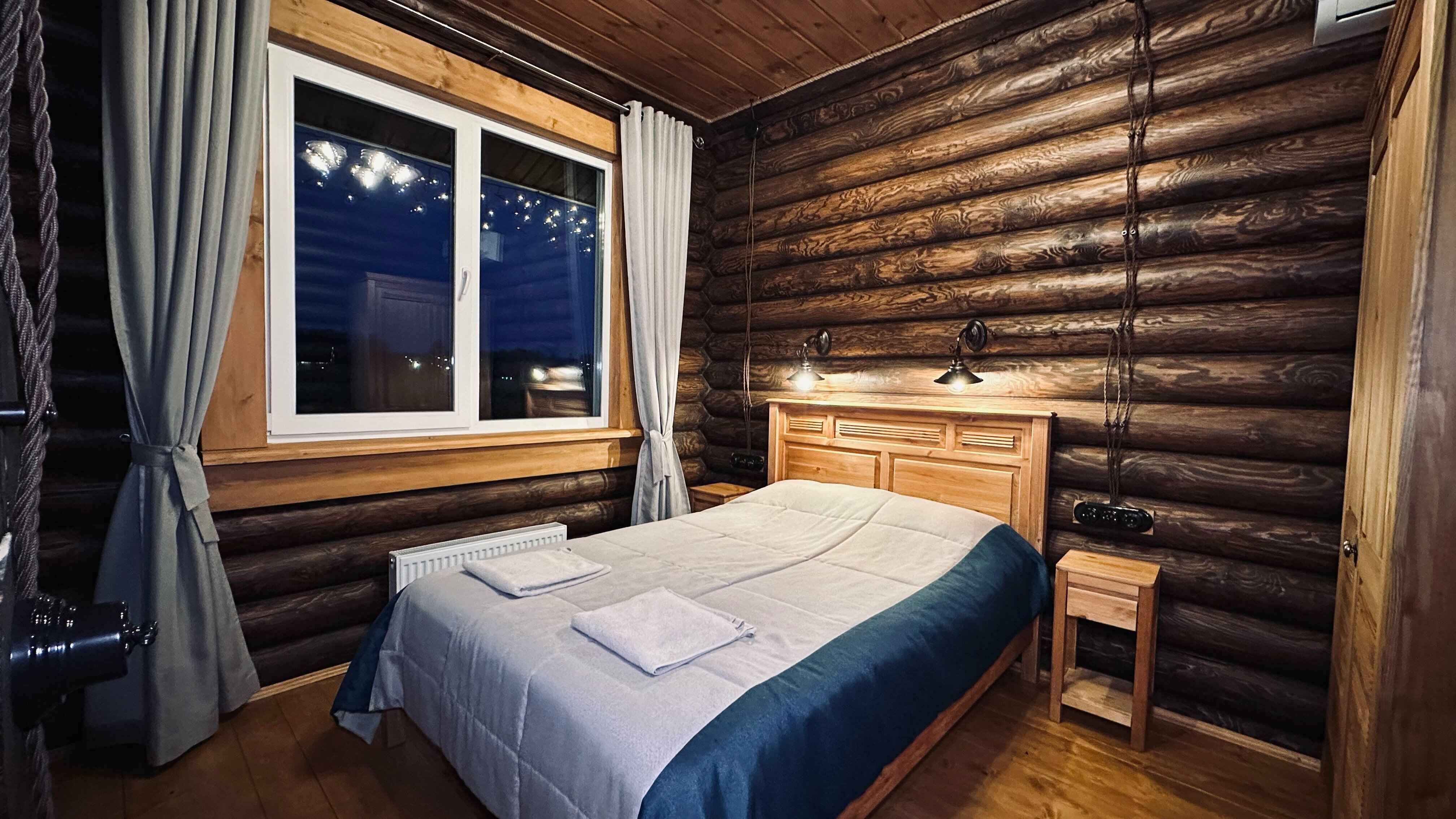 Дом из сруба №10 с террасой для 4-6 гостей