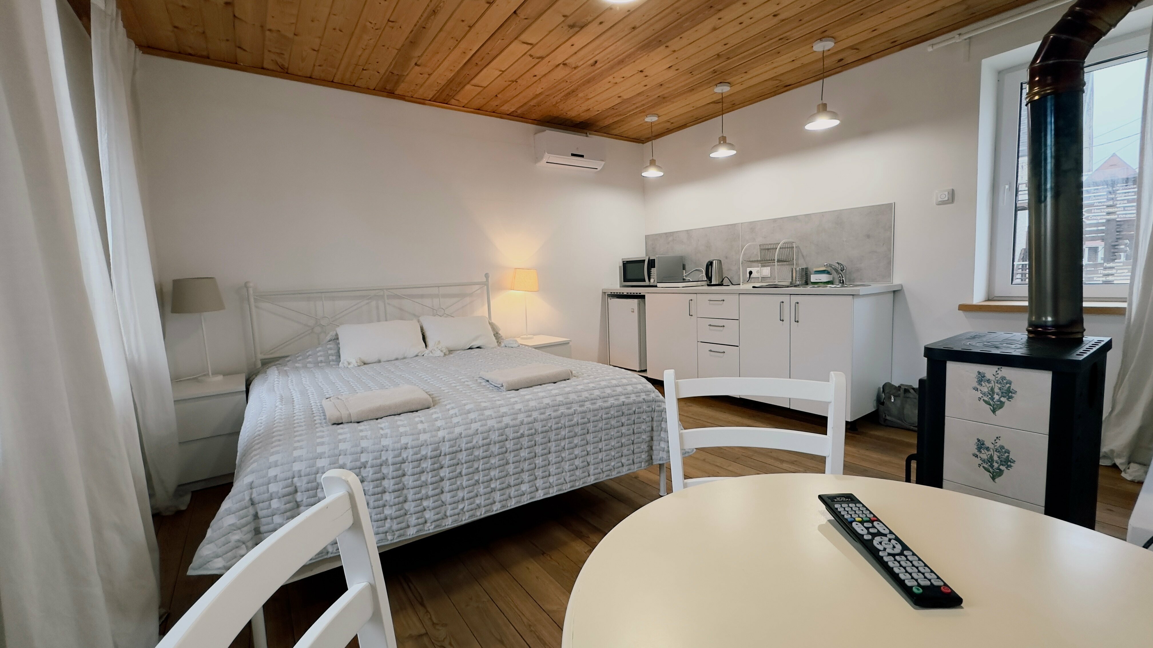 Апартаменты №3-1 с камином для 2 гостей