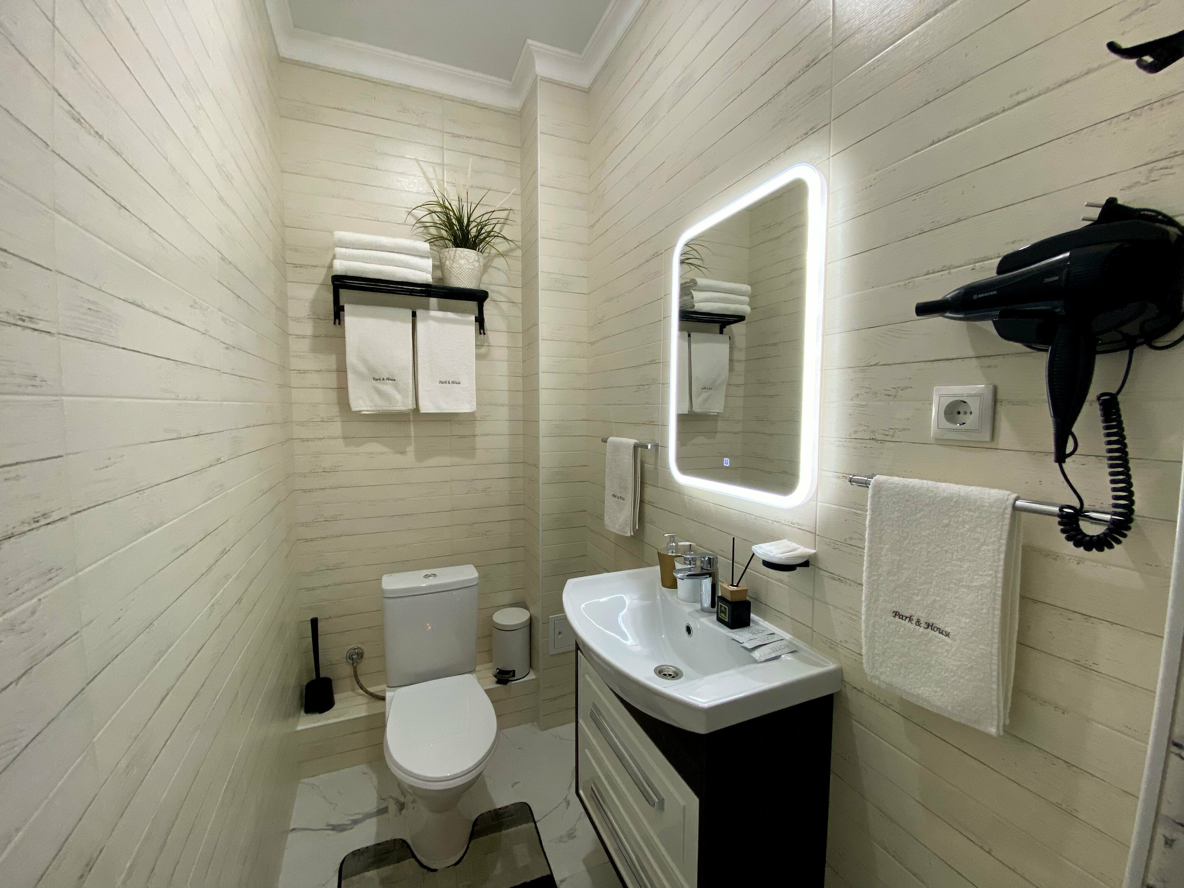 Двухкомнатные апартаменты Park & House № 4 (кухня и ванна) до 10 гостей