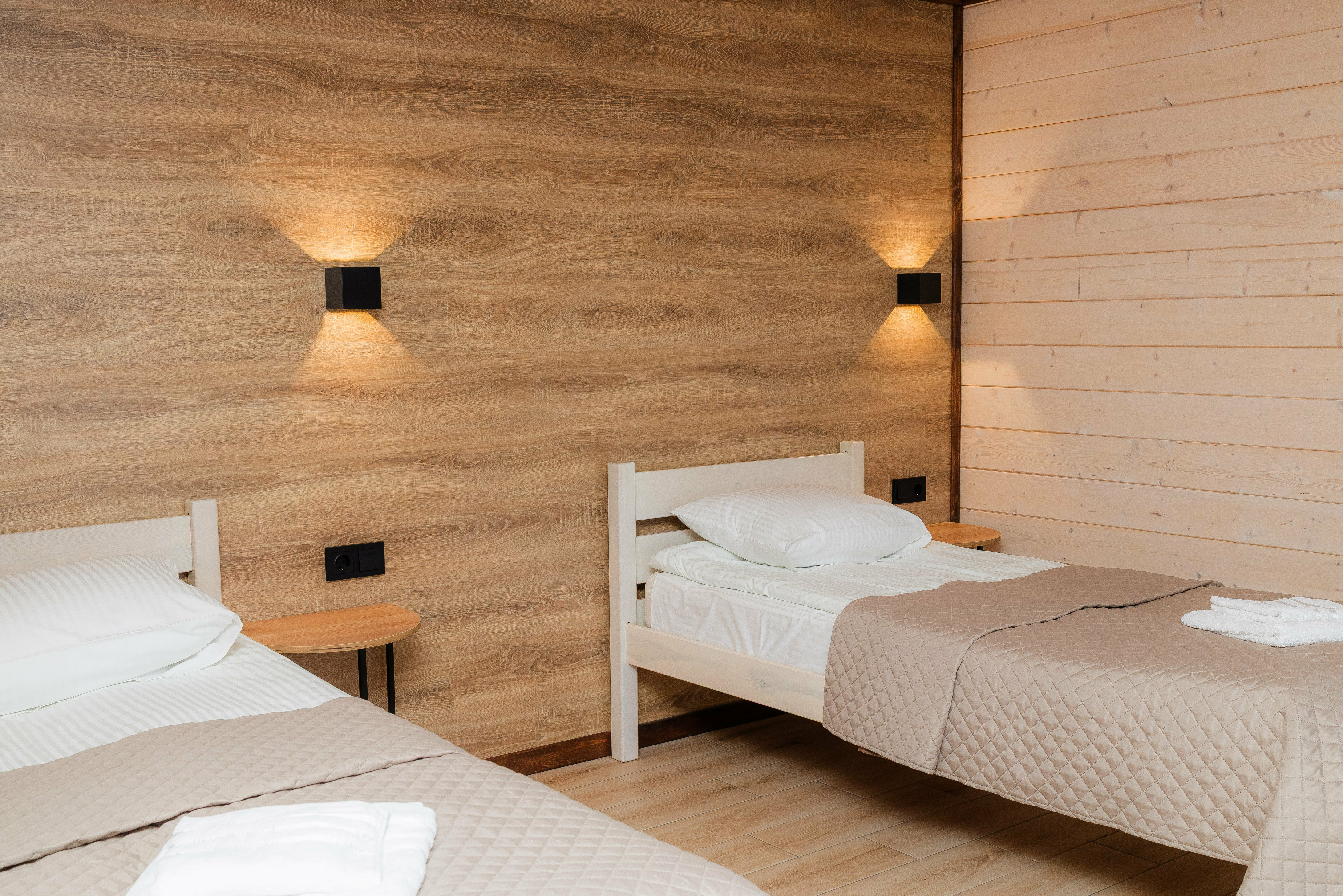 Двухместный номер с 2 отдельными кроватями, вид на озеро