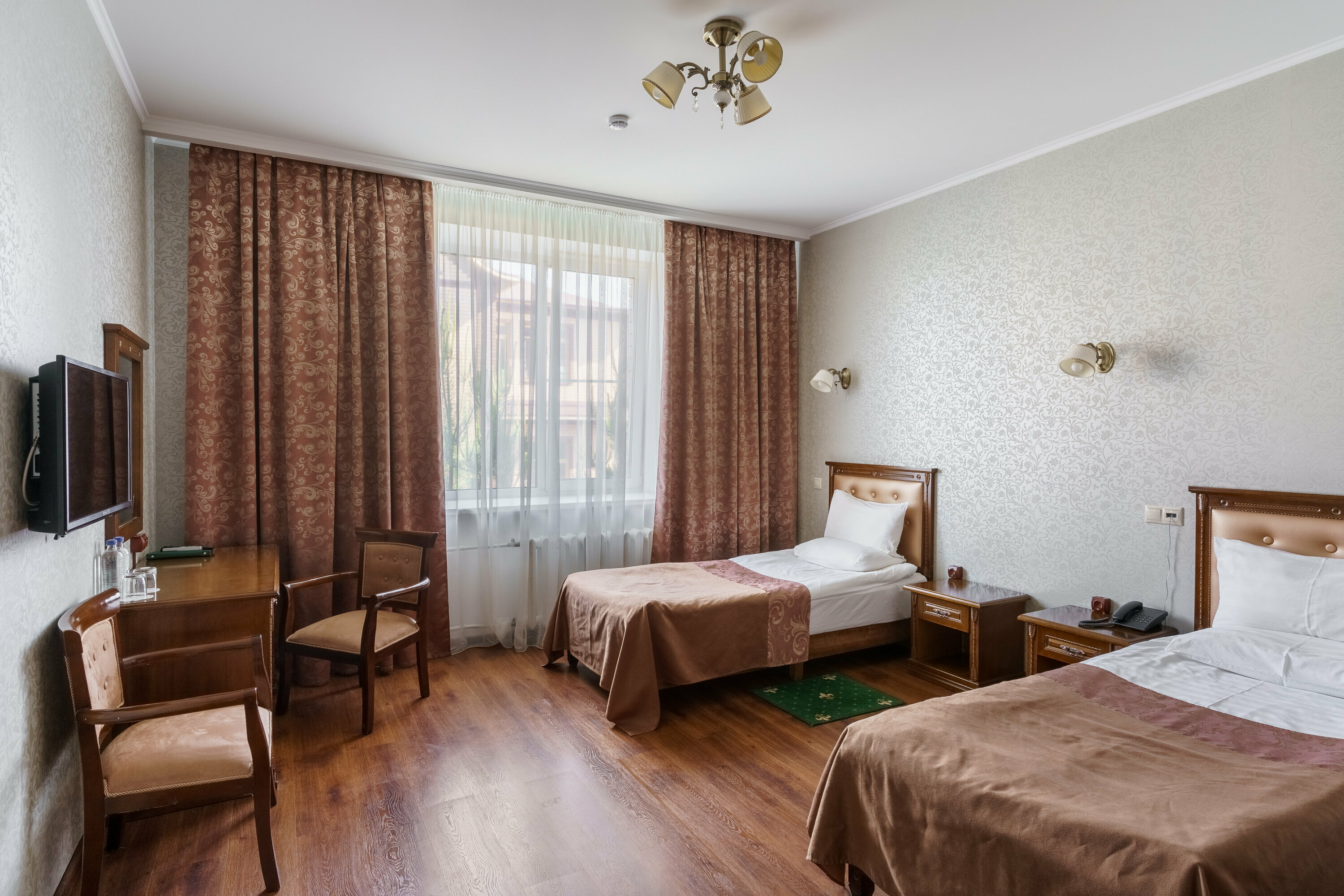 Двухместный номер с 2 двуспальными кроватями