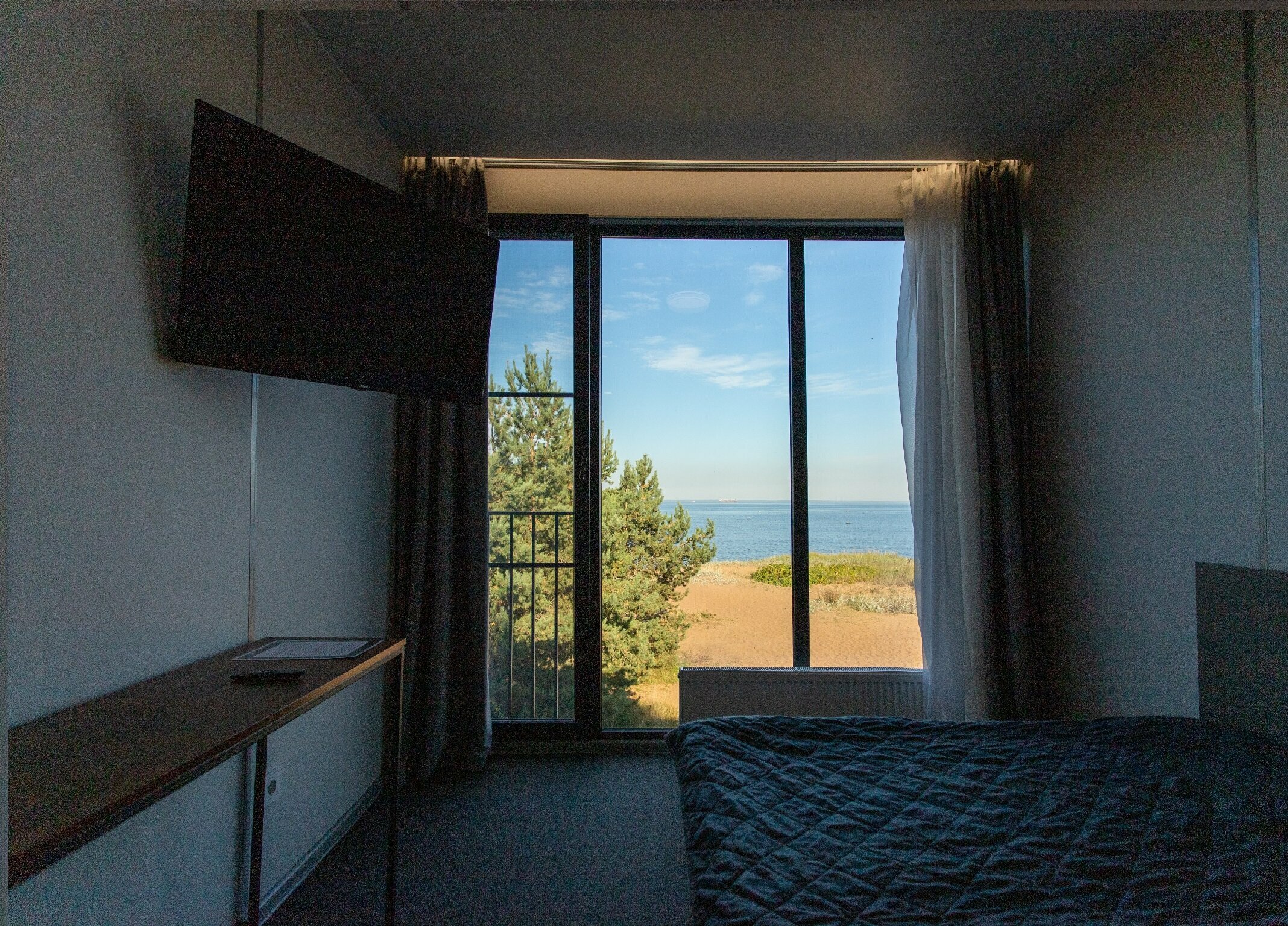 Двухместный номер с 1 кроватью и видом на море