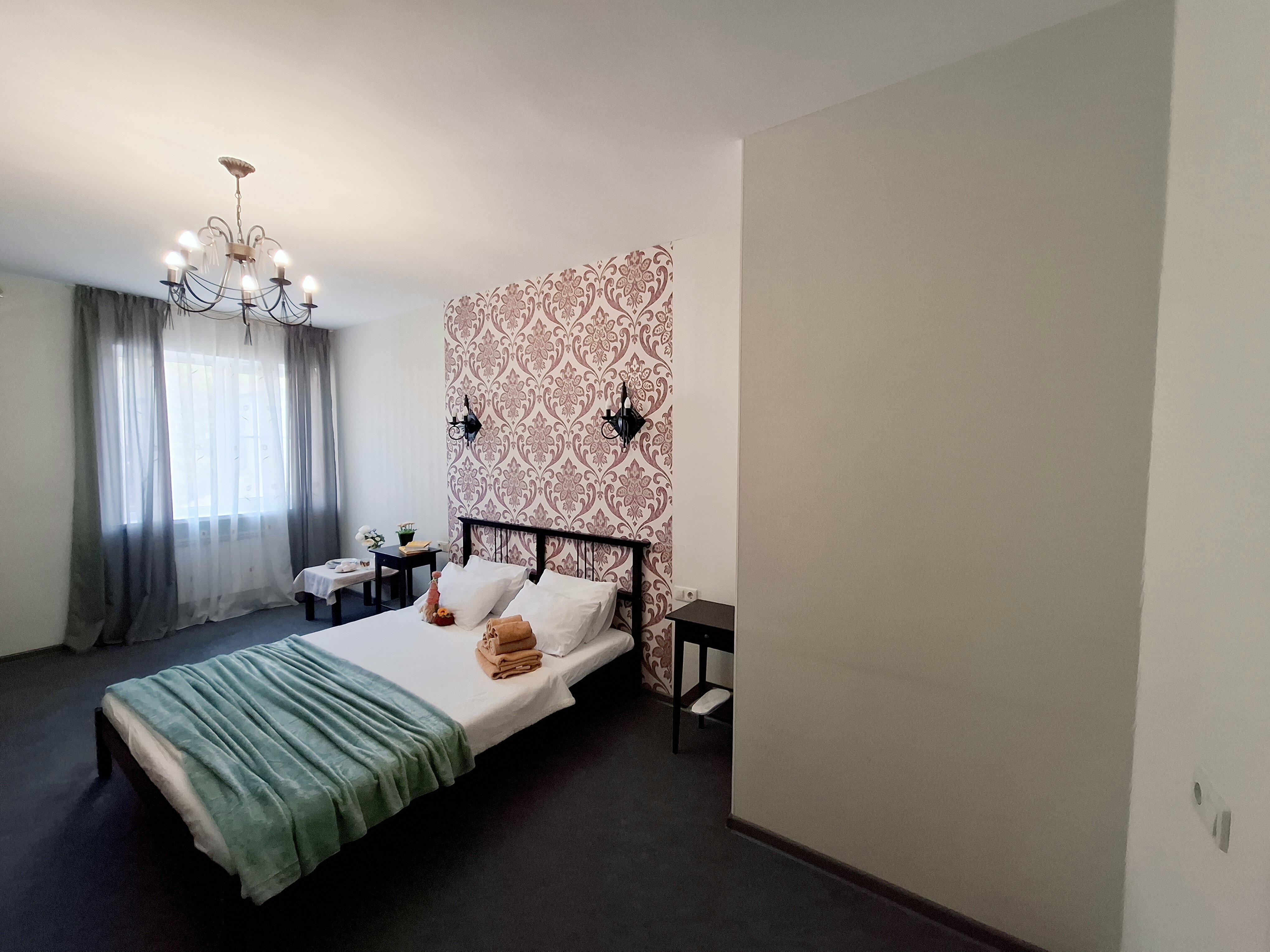 Семейный номер с кухней.