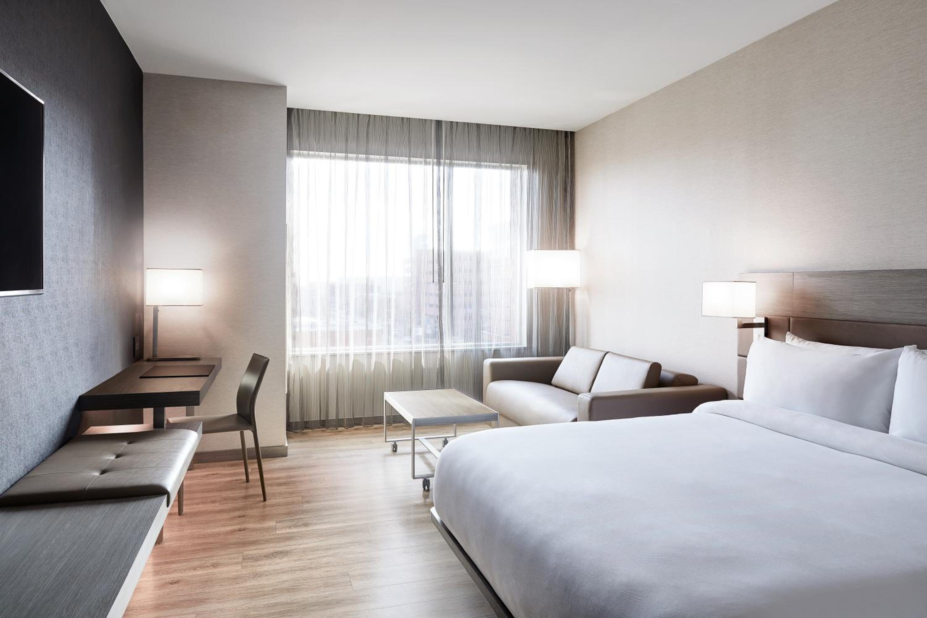 King Room with Sofa Bed and Roll-in Shower - Mobility Accessible