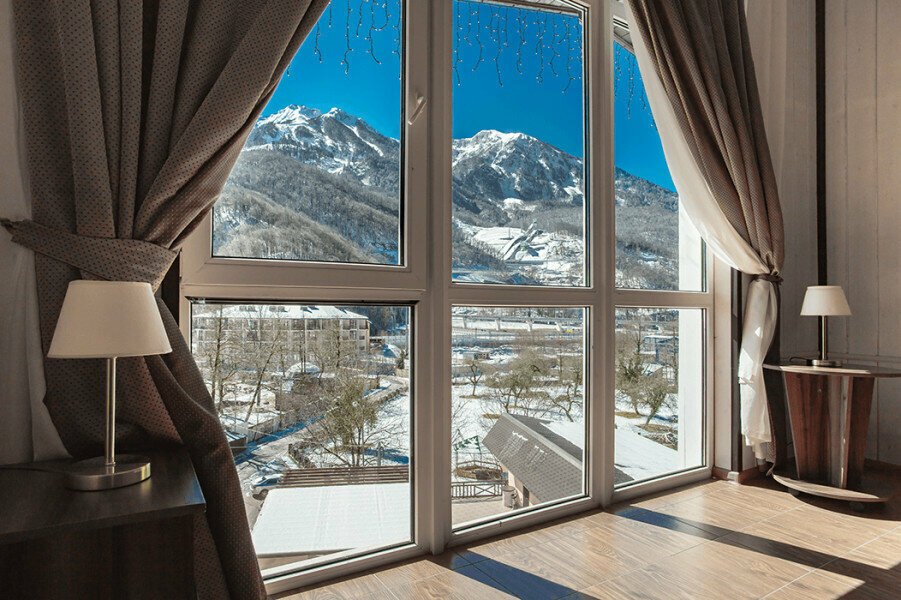 Двухместный номер с 1 кроватью или 2 отдельными кроватями, вид на город