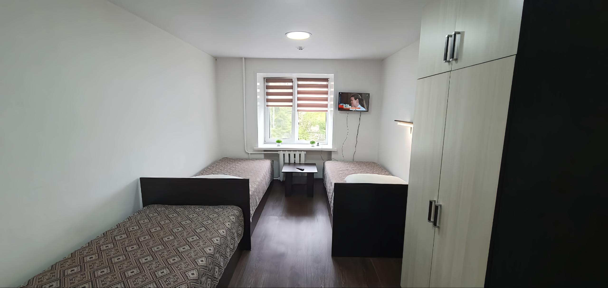 Бюджетный трехместный номер