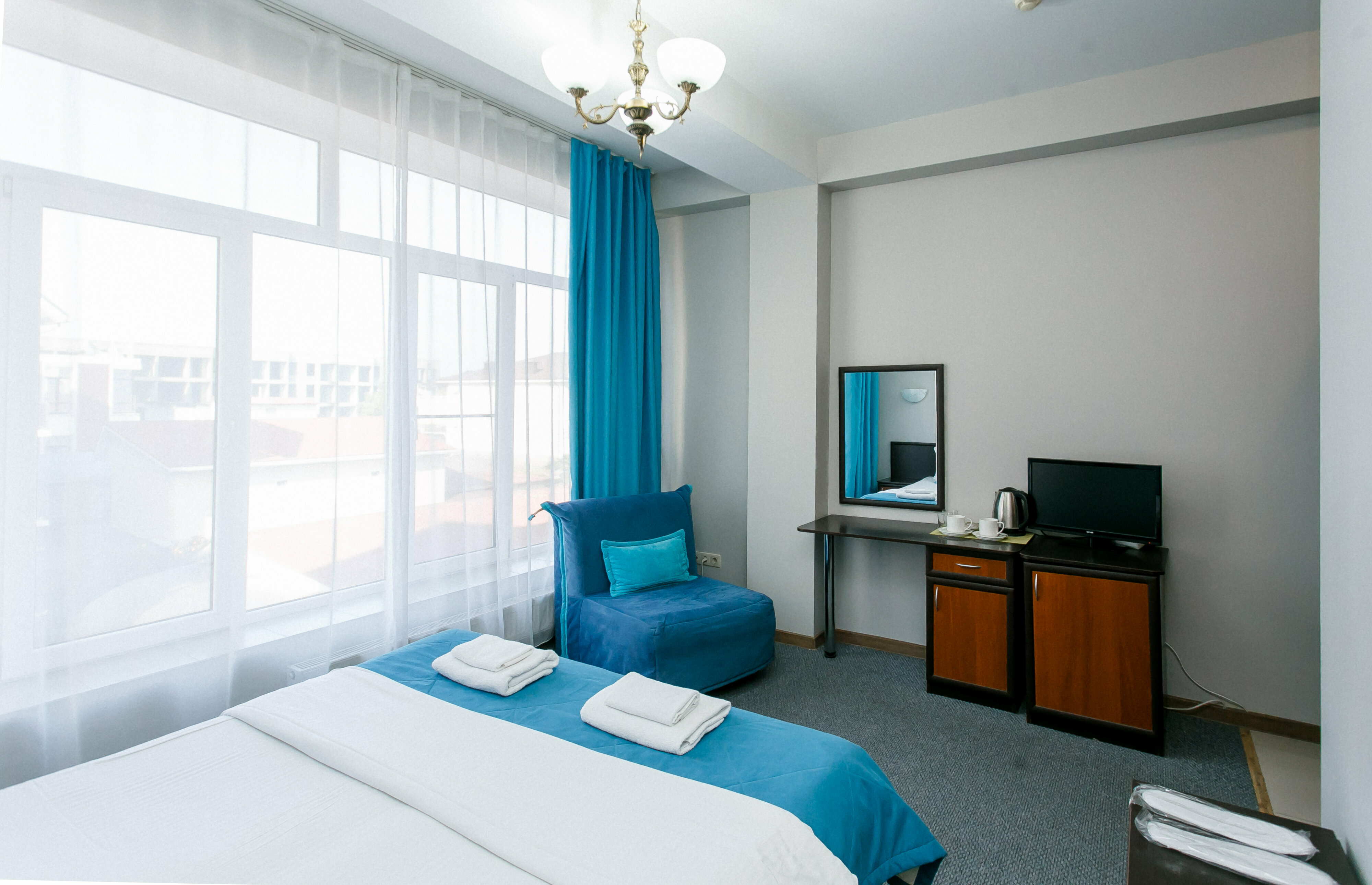 Улучшенный номер с кроватью размера «king-size» или 2 отдельными кроватями