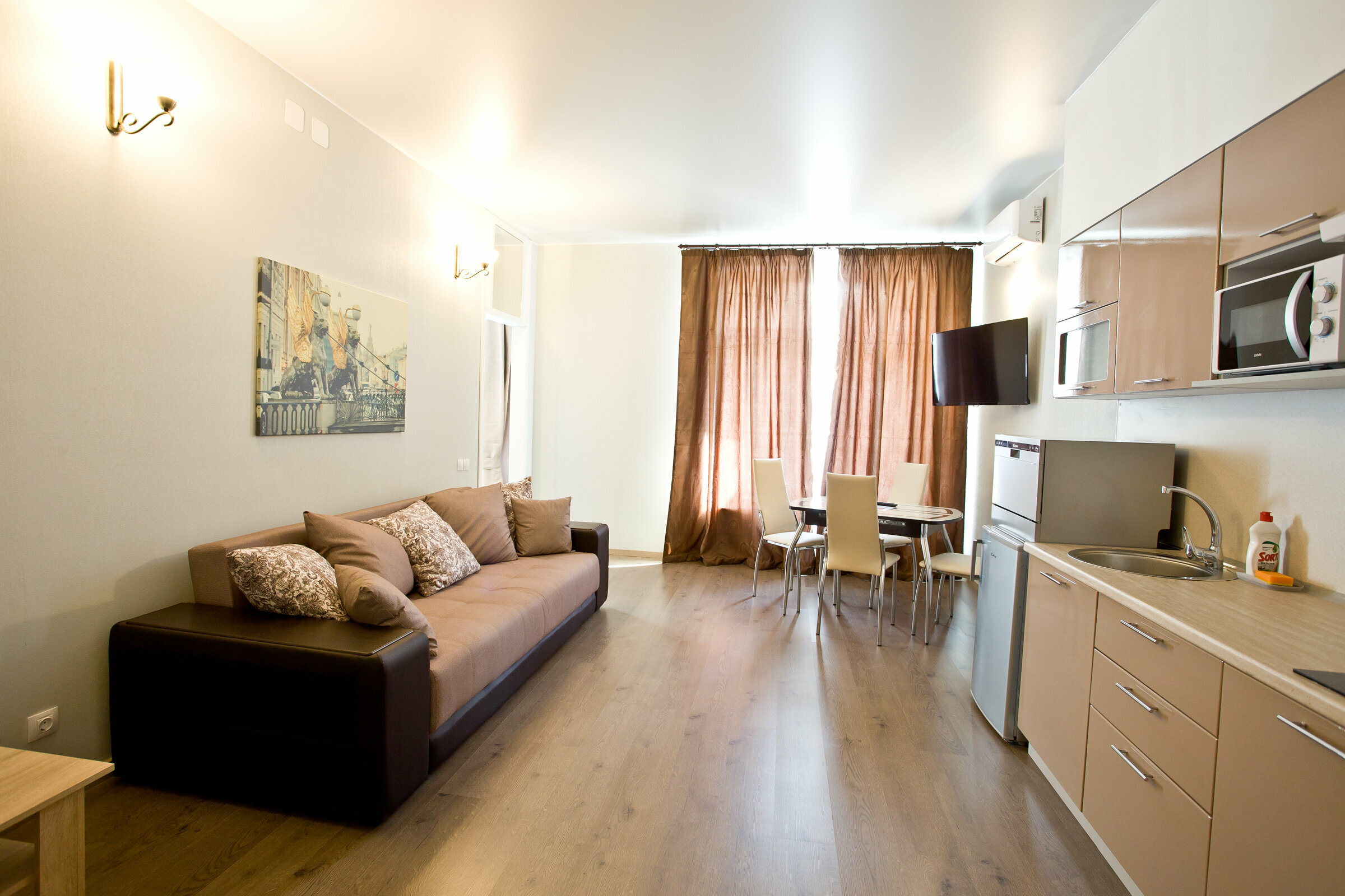 Апартаменты с 2 спальнями