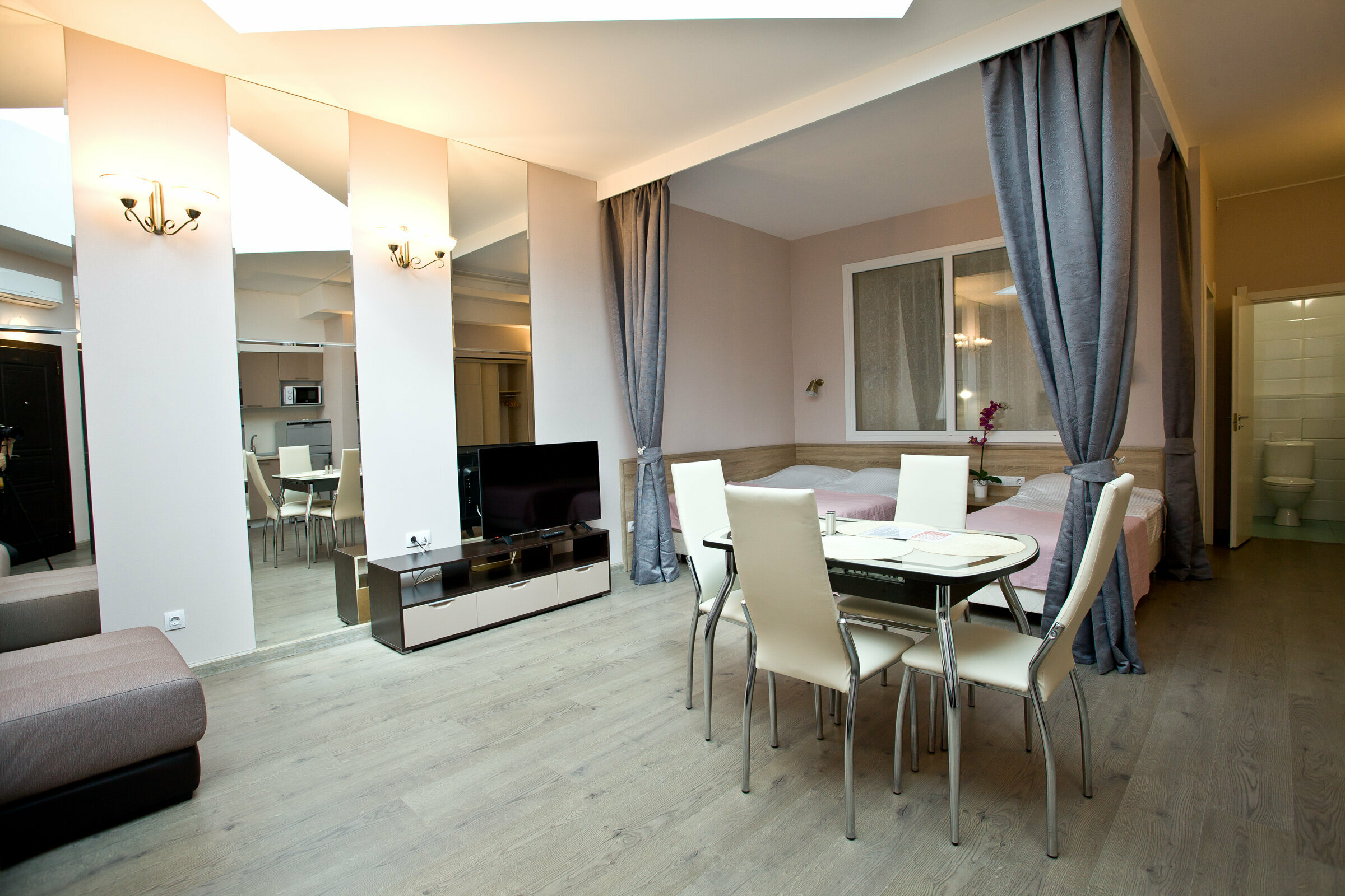 Апартаменты с 1 спальней