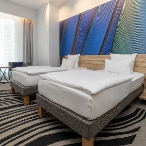 Номер Standard, с видом на город - c 2 односпальными кроватями