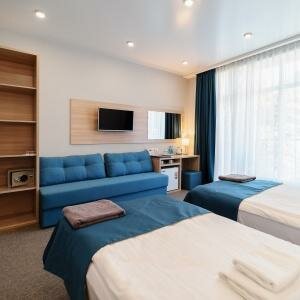 СТАНДАРТНЫЙ ДВУХМЕСТНЫЙ НОМЕР (1 ДВУСПАЛЬНАЯ ИЛИ 2 ОДНОСПАЛЬНЫЕ КРОВАТИ) КОРПУС ГЕРМЕС