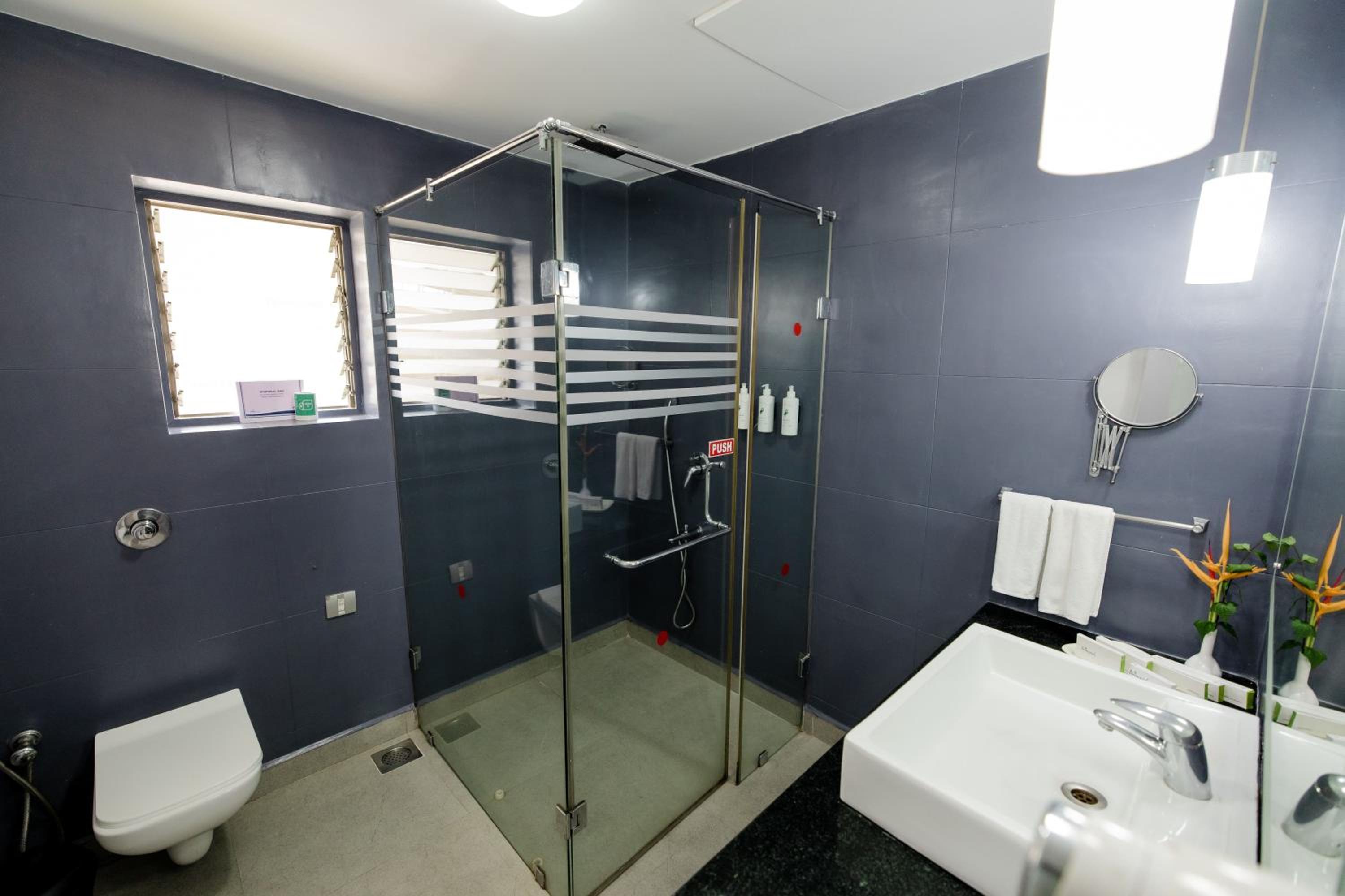 Luxury  Pool View Suite with living room & balcony	